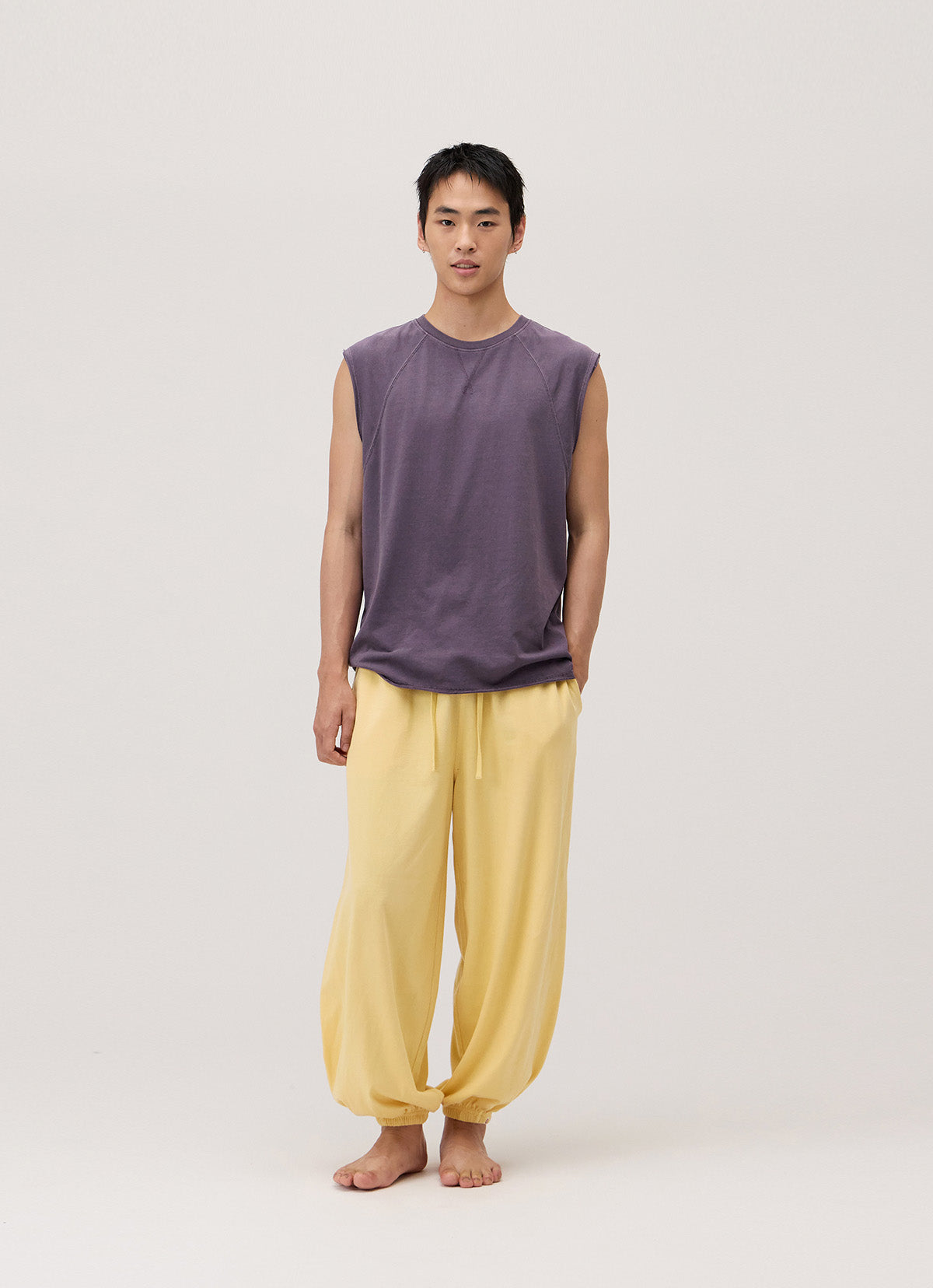 Knoll sleeveless (Unisex)_dyed_Plum Perfect