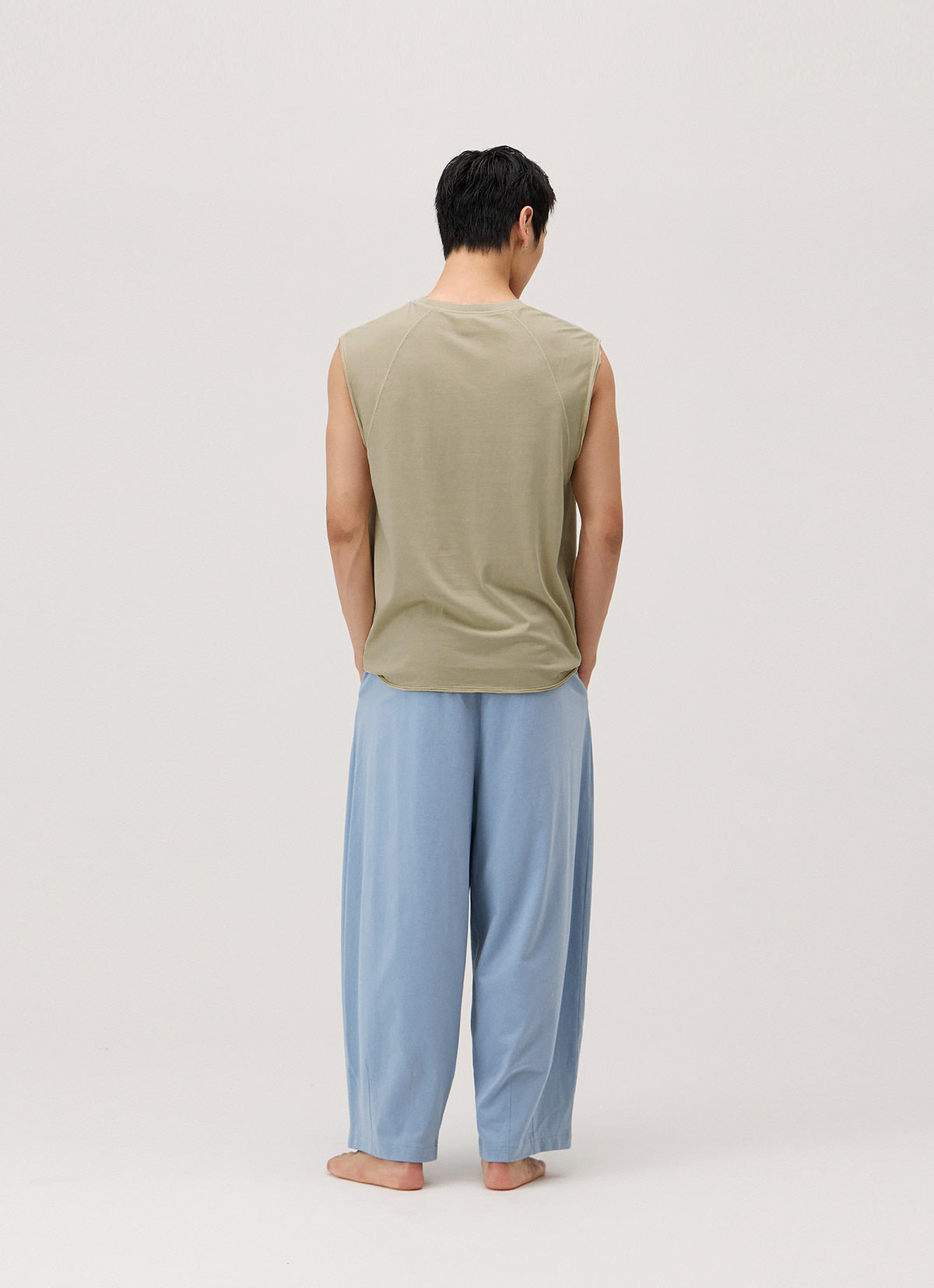 Knoll sleeveless (Unisex)_dyed_Summer Sand
