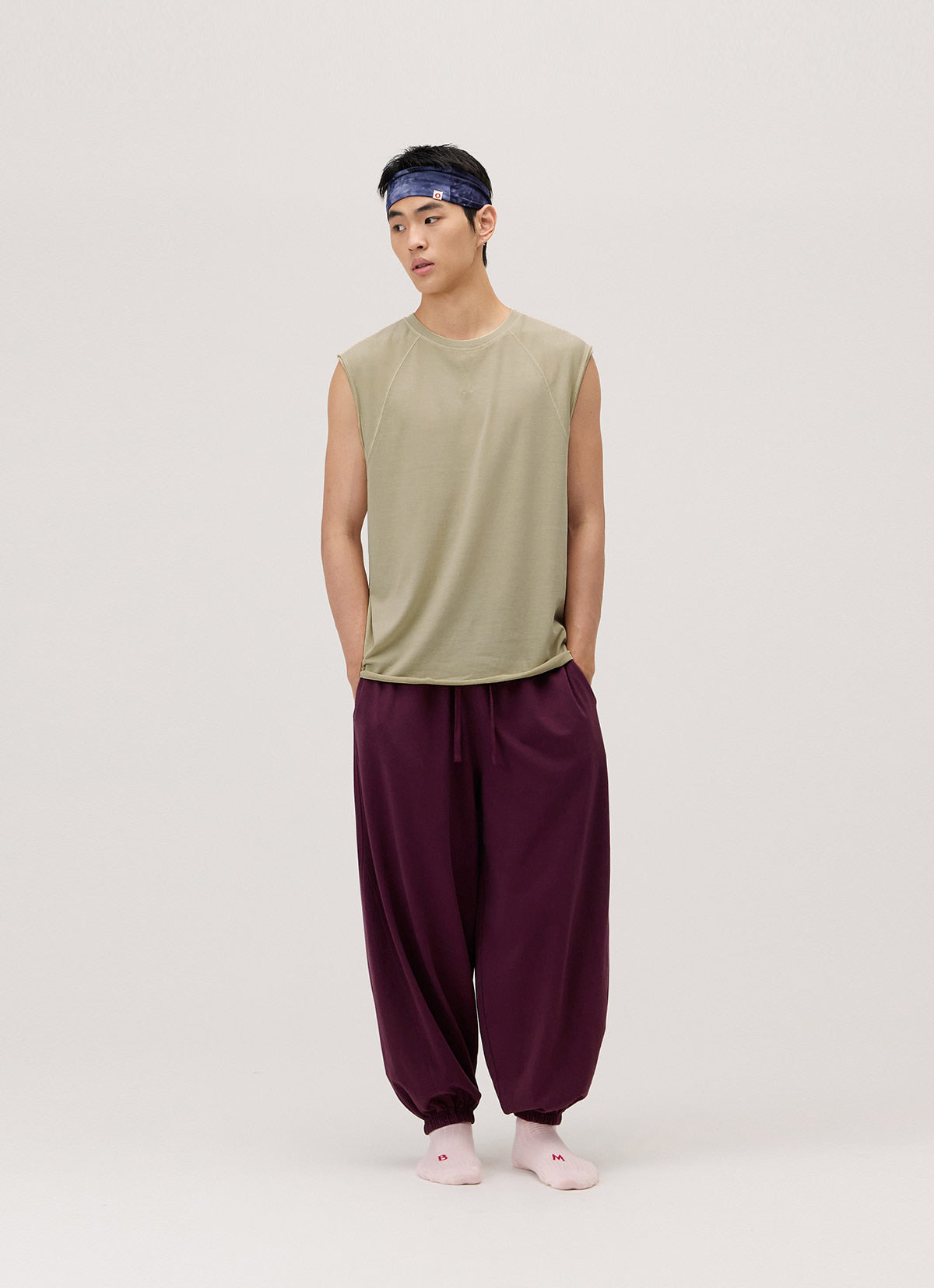 Knoll sleeveless (Unisex)_dyed_Summer Sand