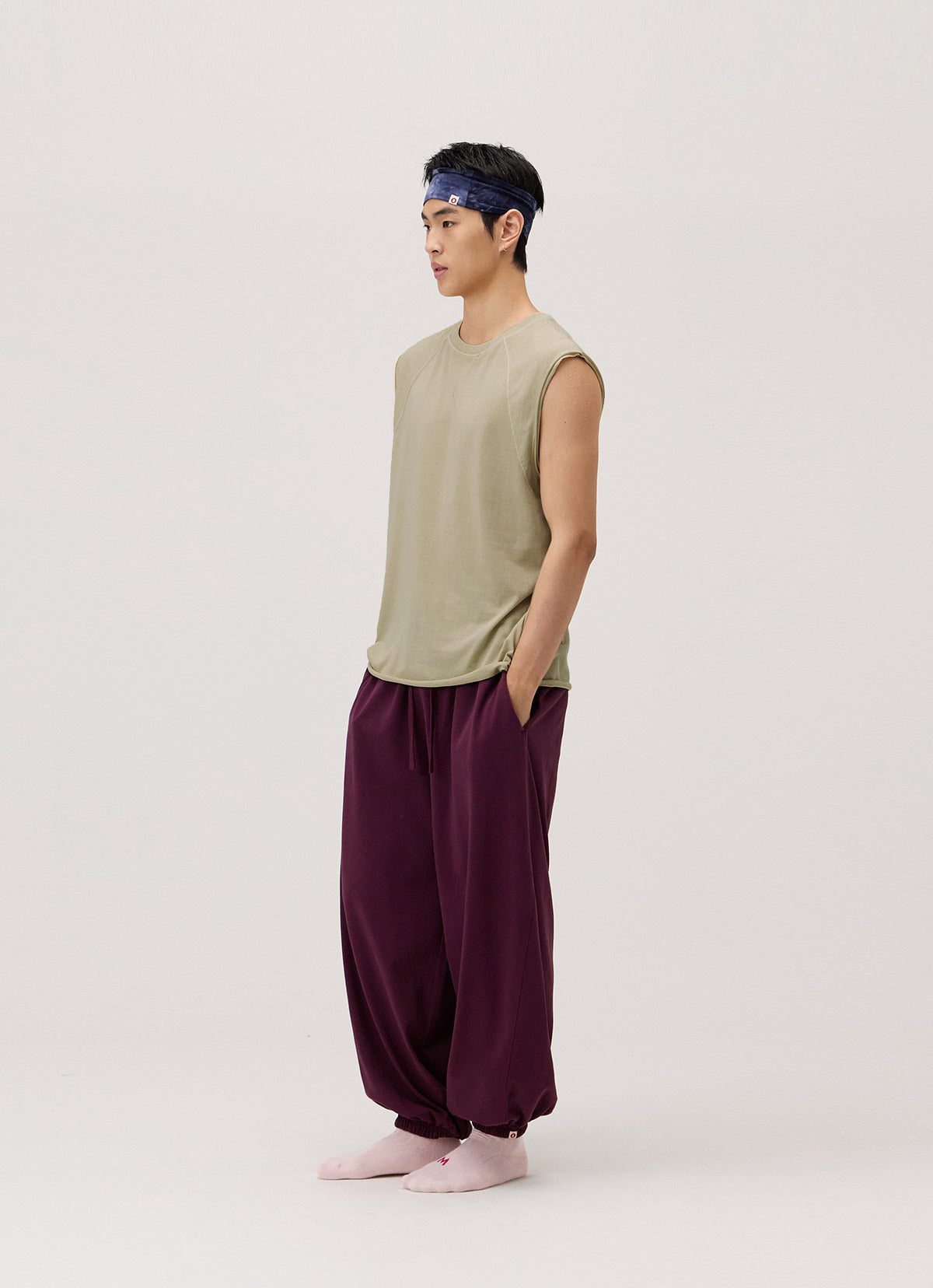 Knoll sleeveless (Unisex)_dyed_Summer Sand