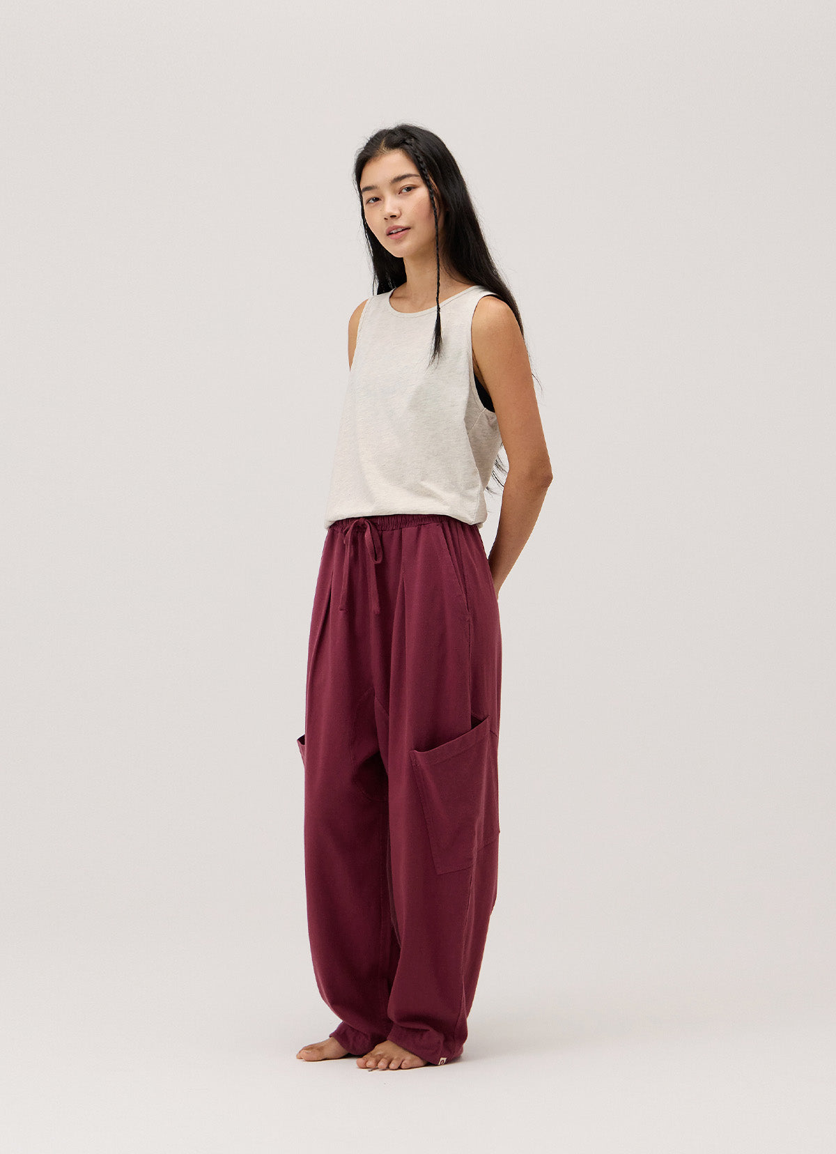 Saya sleeveless_Oatmeal Melange