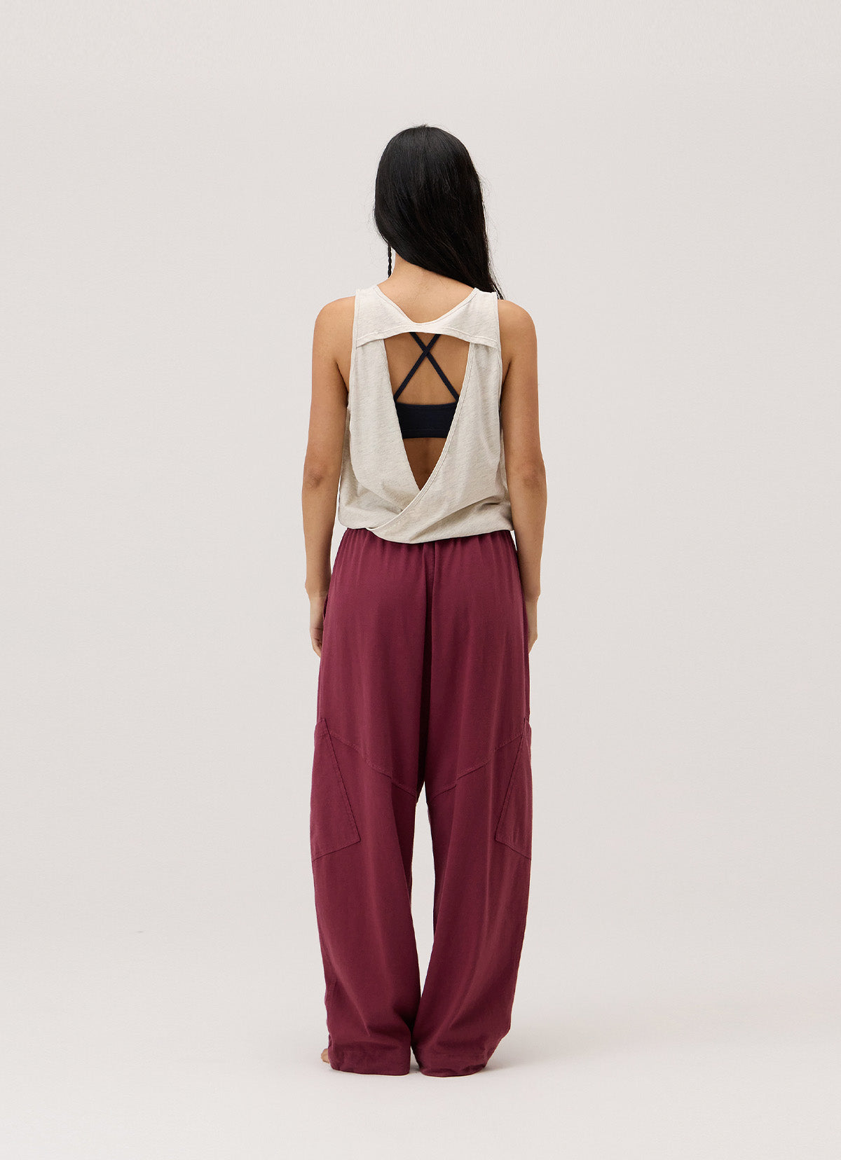 Saya sleeveless_Oatmeal Melange