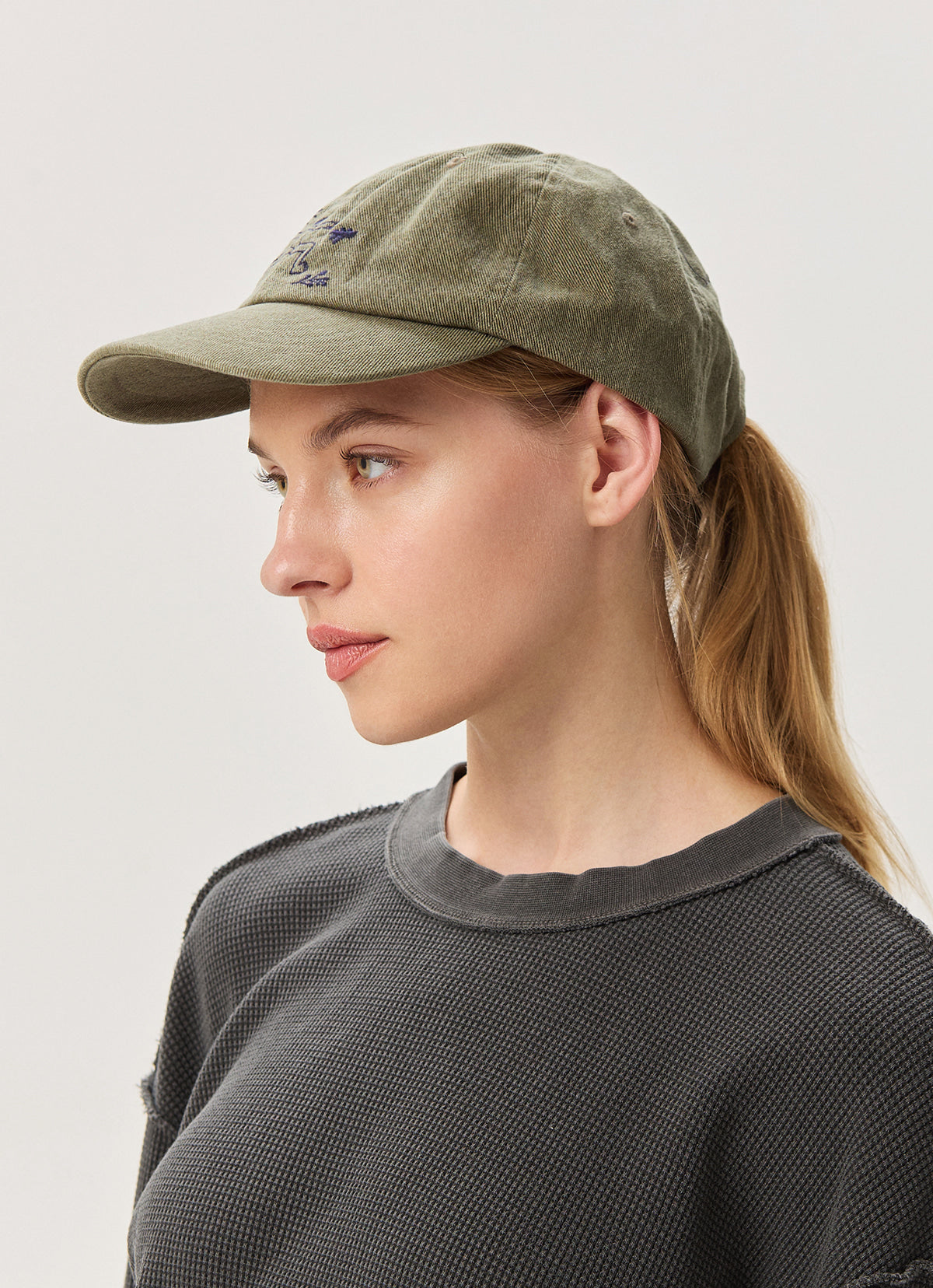 Jalan graphic cap (Unisex)_Khaki