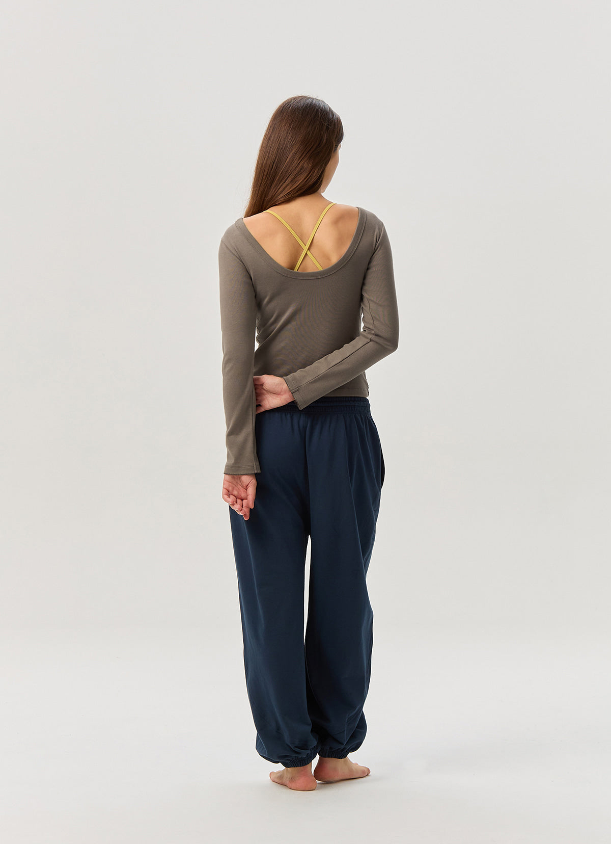 Essential scoop long sleeve_Morel