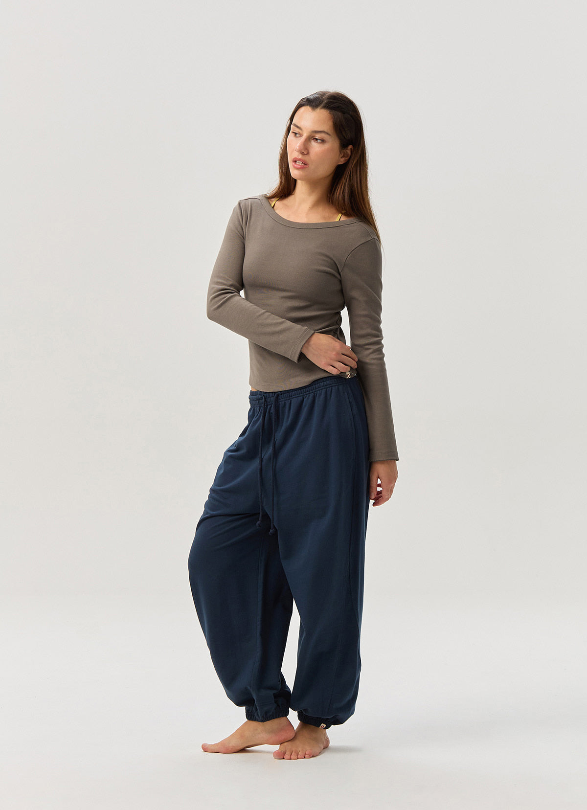 Essential scoop long sleeve_Morel