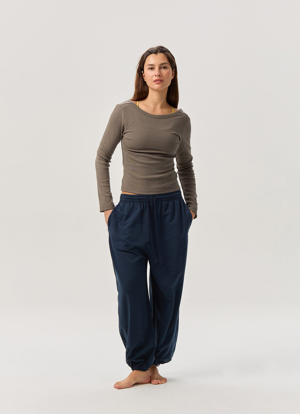 Essential scoop long sleeve_Morel
