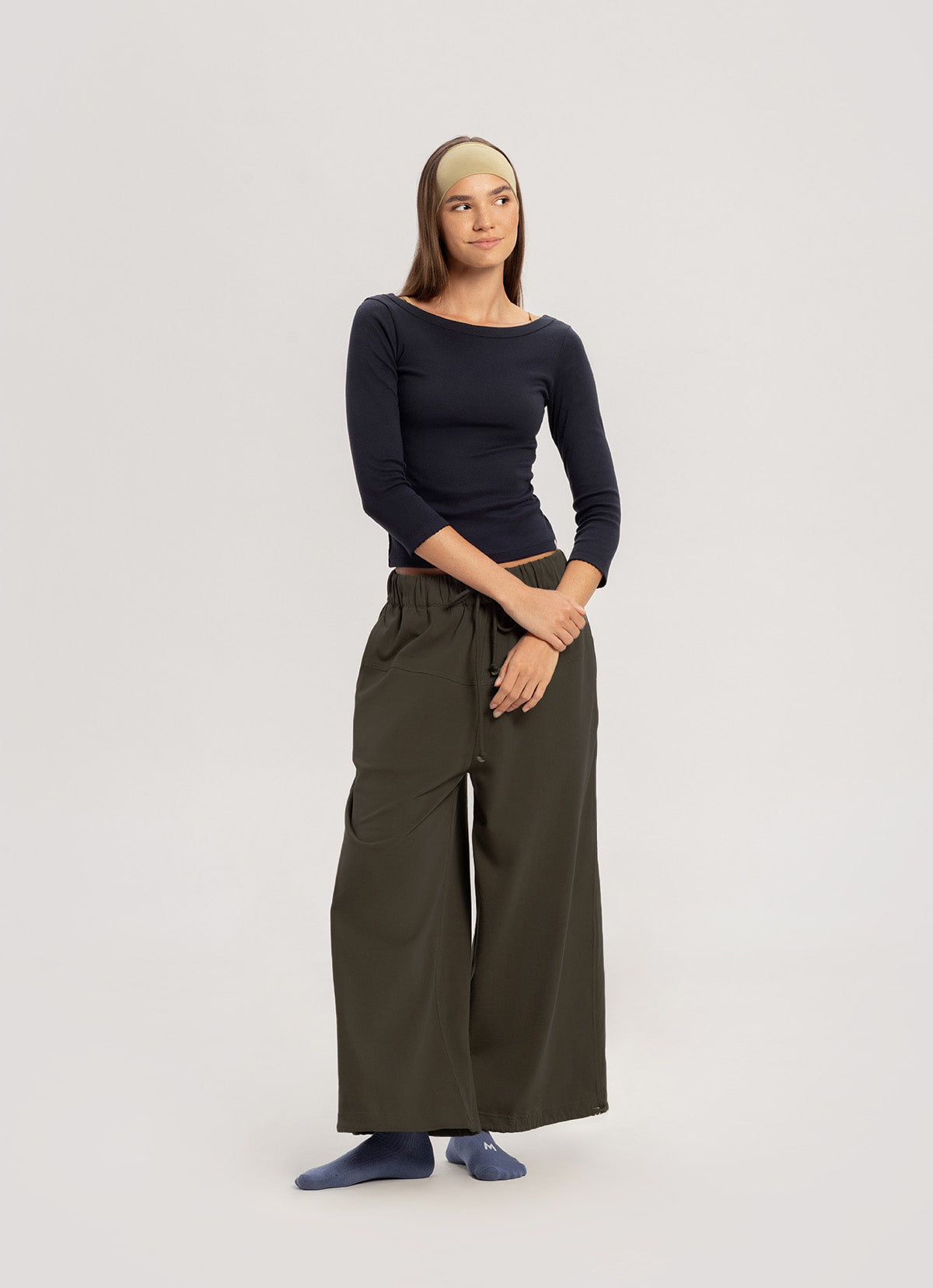 Essential 3/4 sleeve_Blueberry