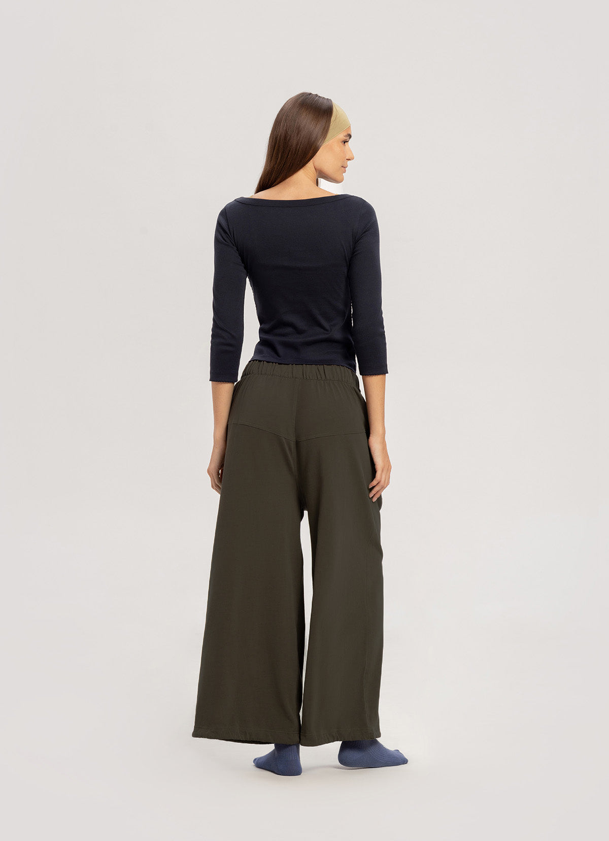 Horizon wide pants (Unisex)_Crocodile