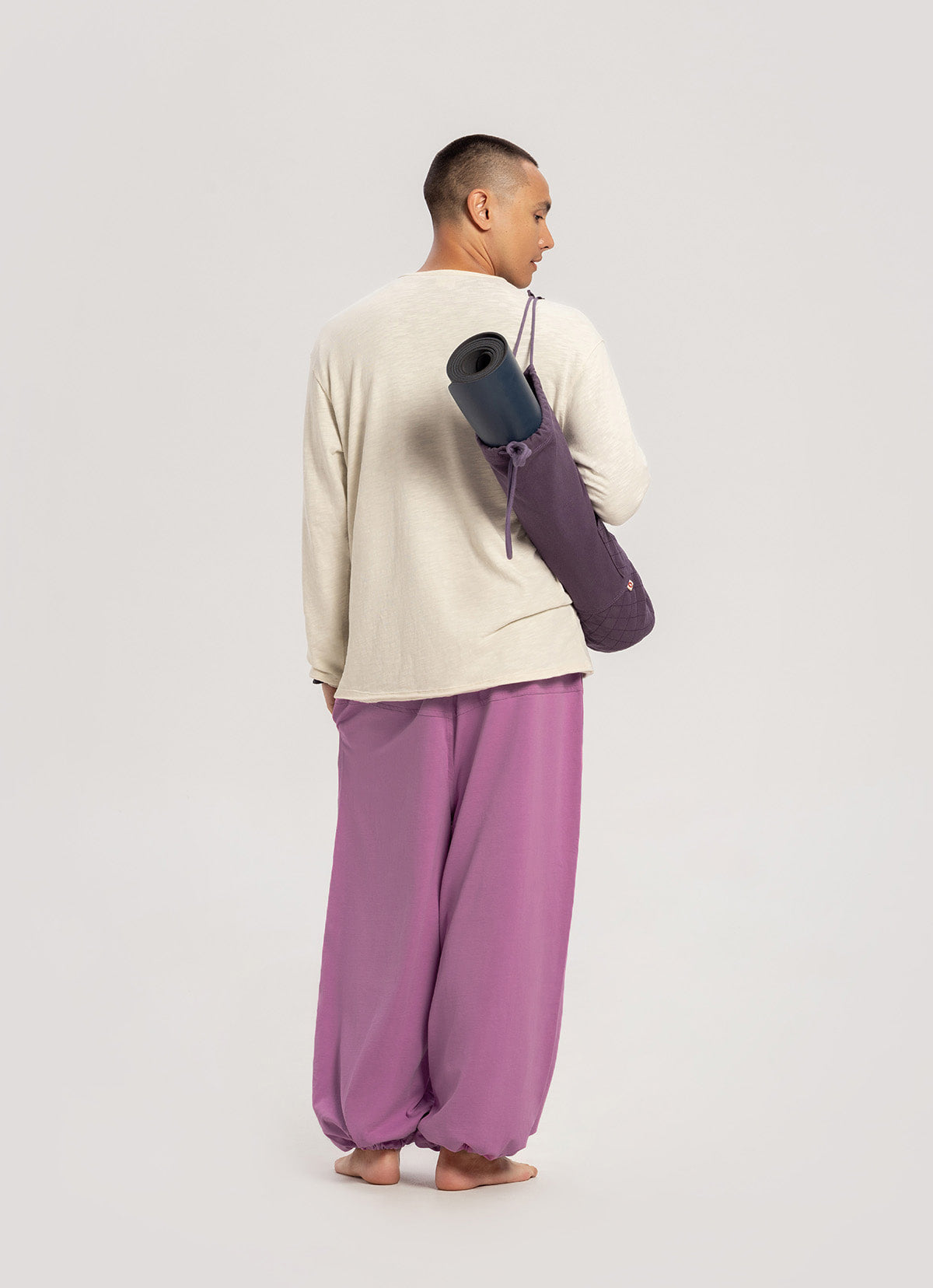 Horizon wide pants (Unisex)_Mulberry