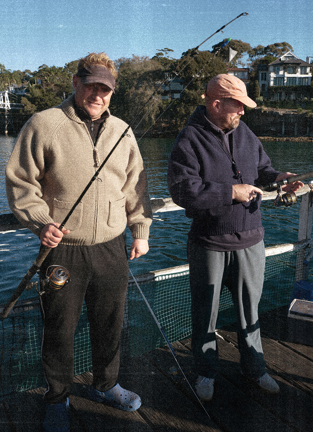 Bulky cardigan (Unisex)_Light Khaki