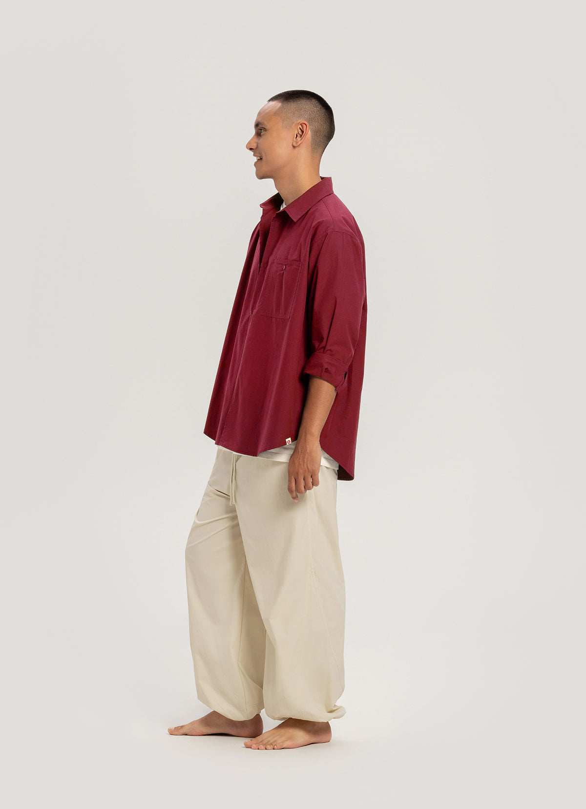 Overfit pocket shirts (Unisex)_Lava falls