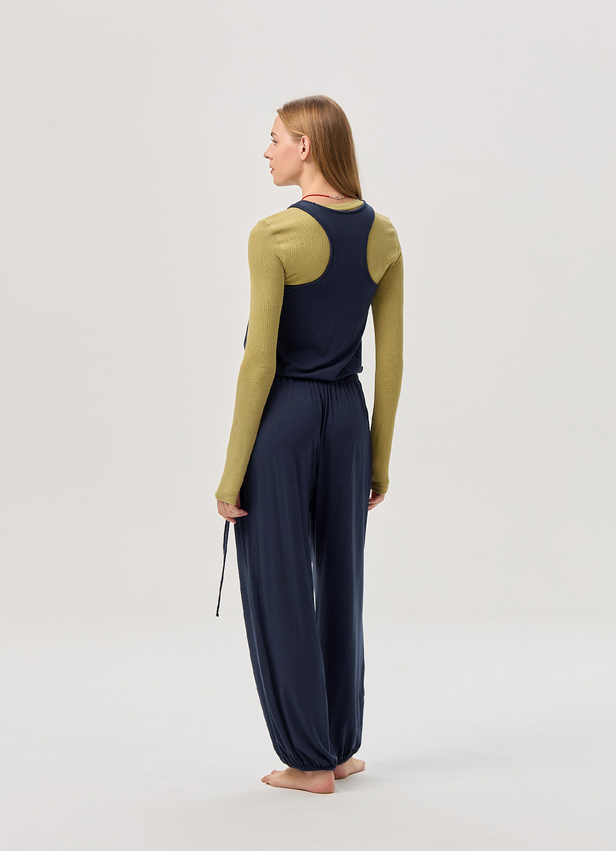 Racer string jumpsuit_Inkwell
