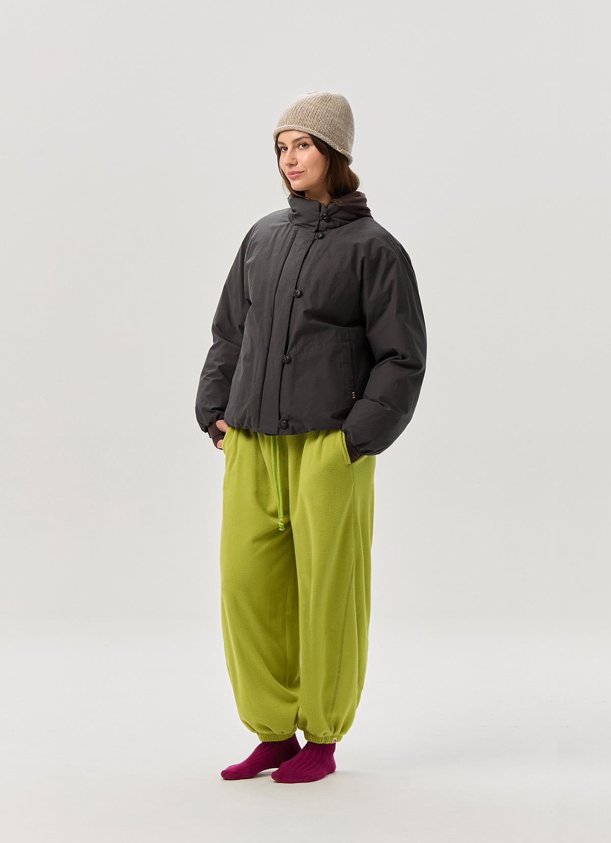 Vayu padded jacket_Charcoal