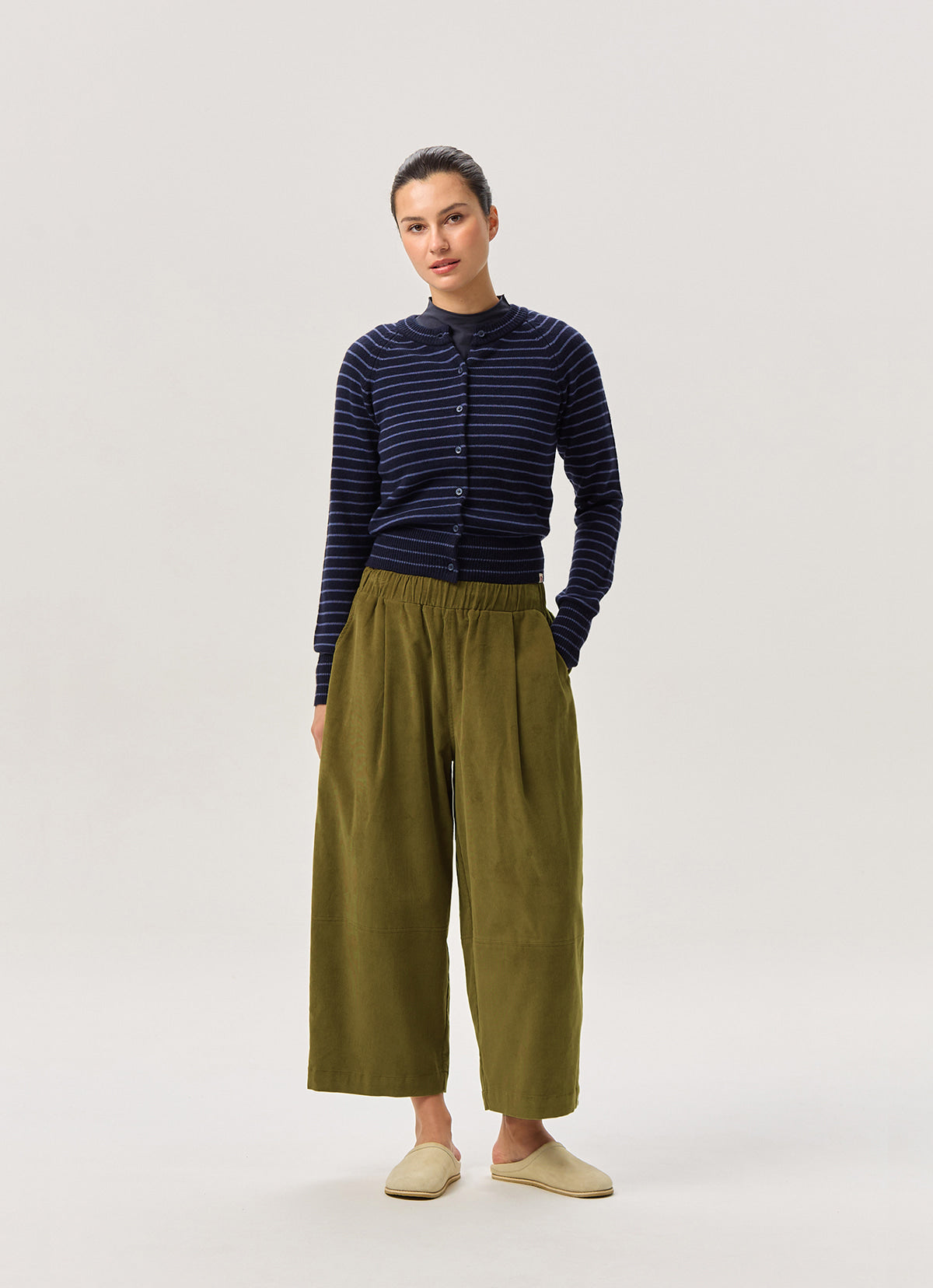 Petite cardigan #2_Navy Multi