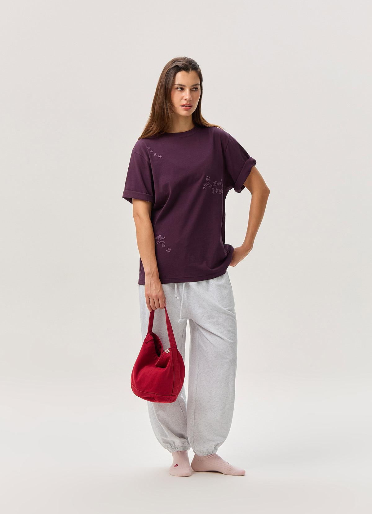 Jalan short sleeve (Unisex)_Plum Perfect