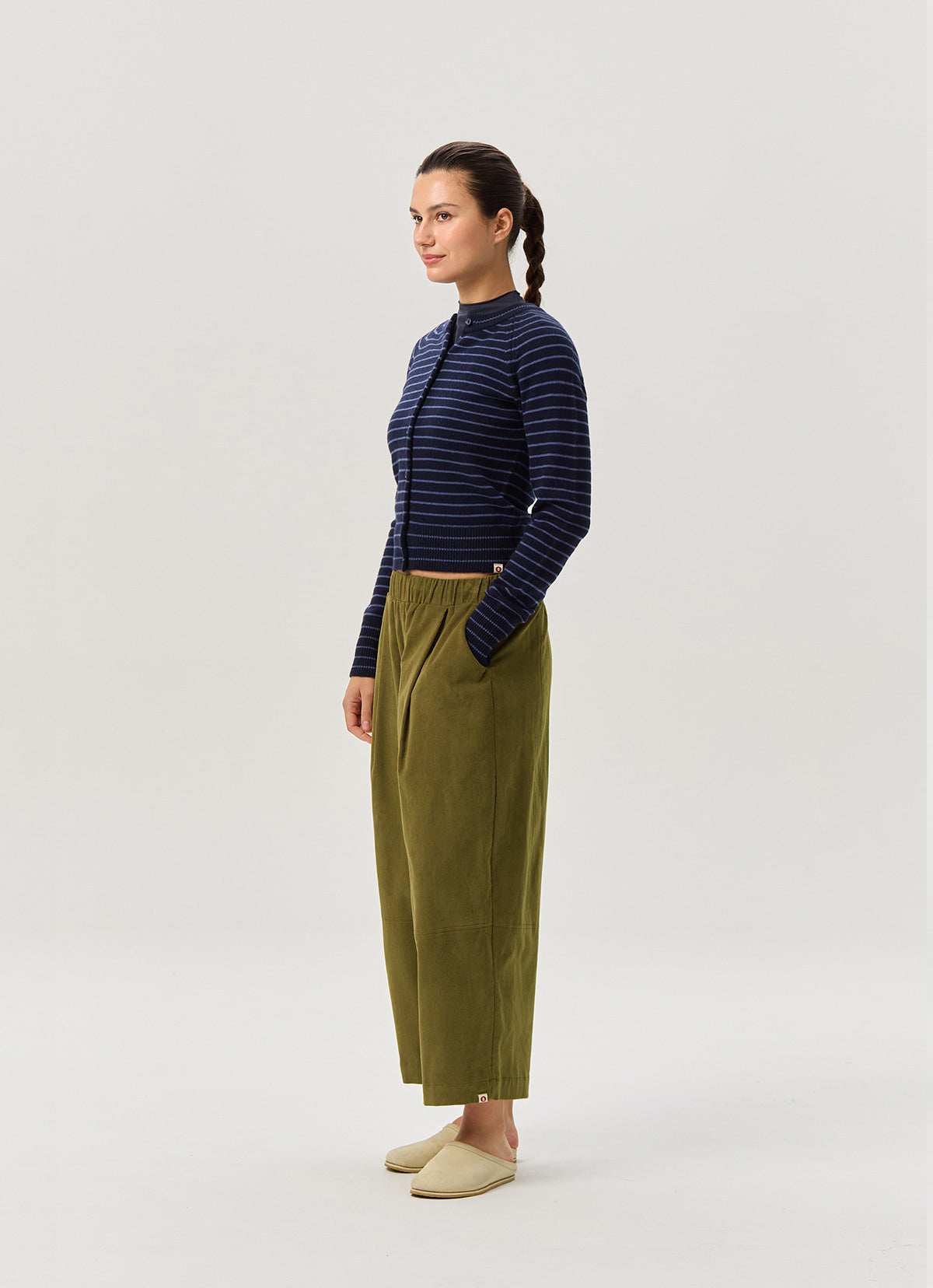 Petite cardigan #2_Navy Multi