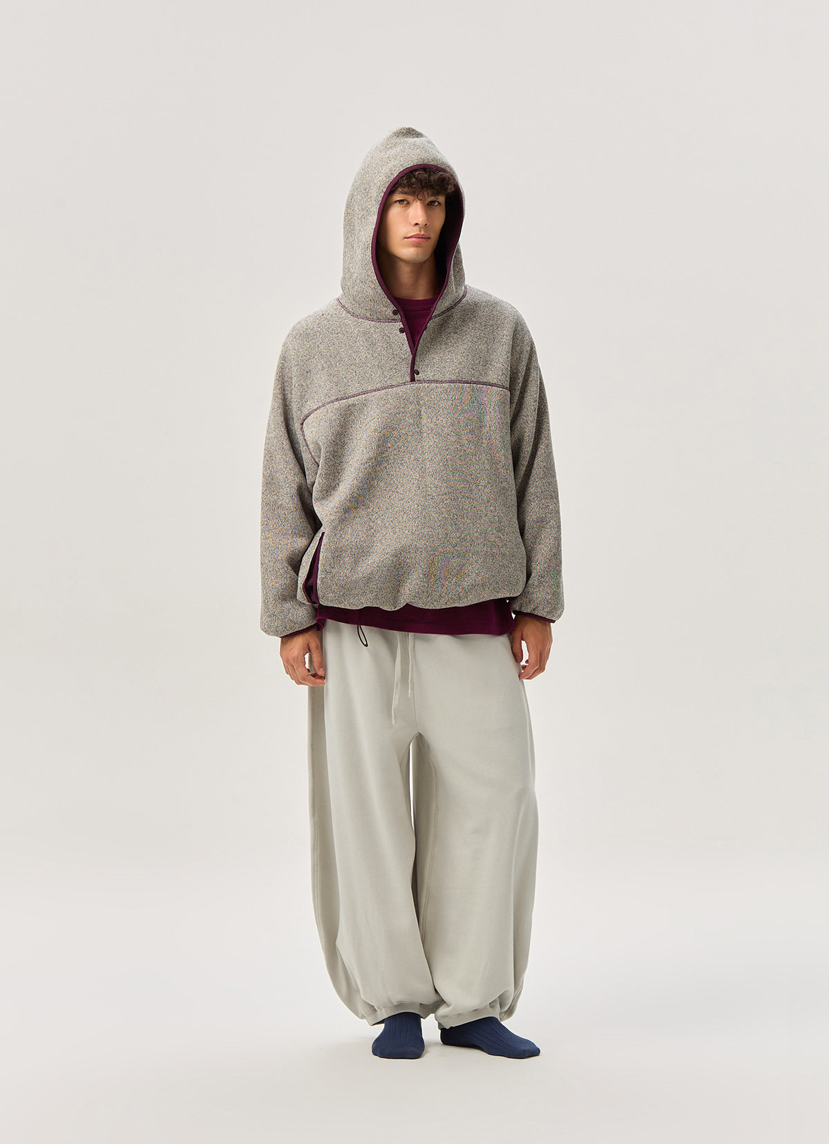 Melana fleece hoodie (Unisex)_Butter