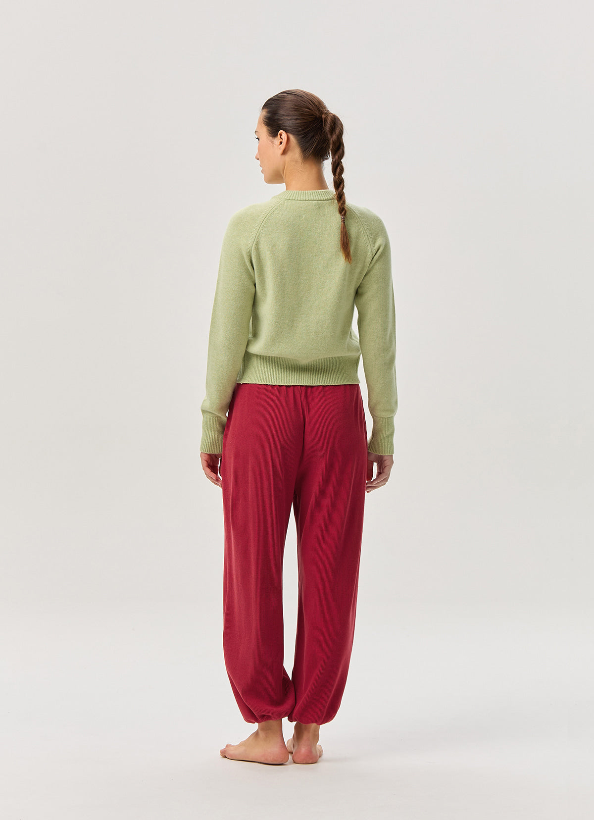 Rib jogger pants #3_Scooter
