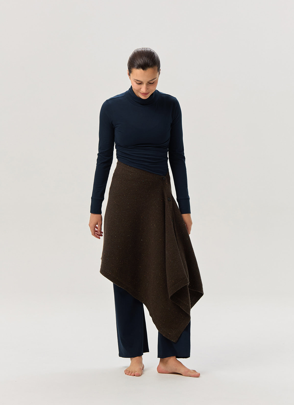 Turtle neck long sleeve_Carbon