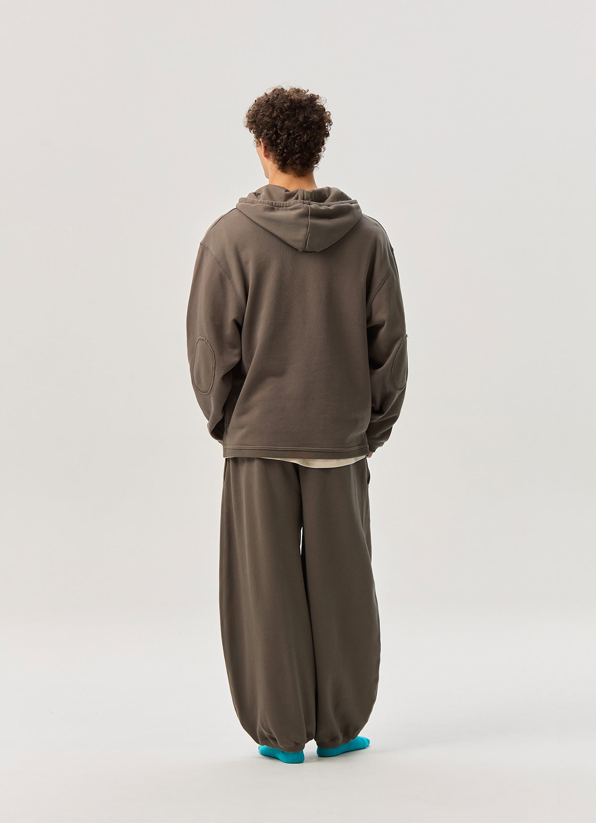 Cinch sweat hoodie (Unisex)_Morel