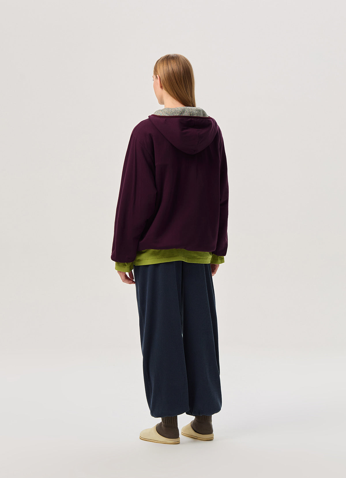 Melana fleece hoodie (Unisex)_Butter