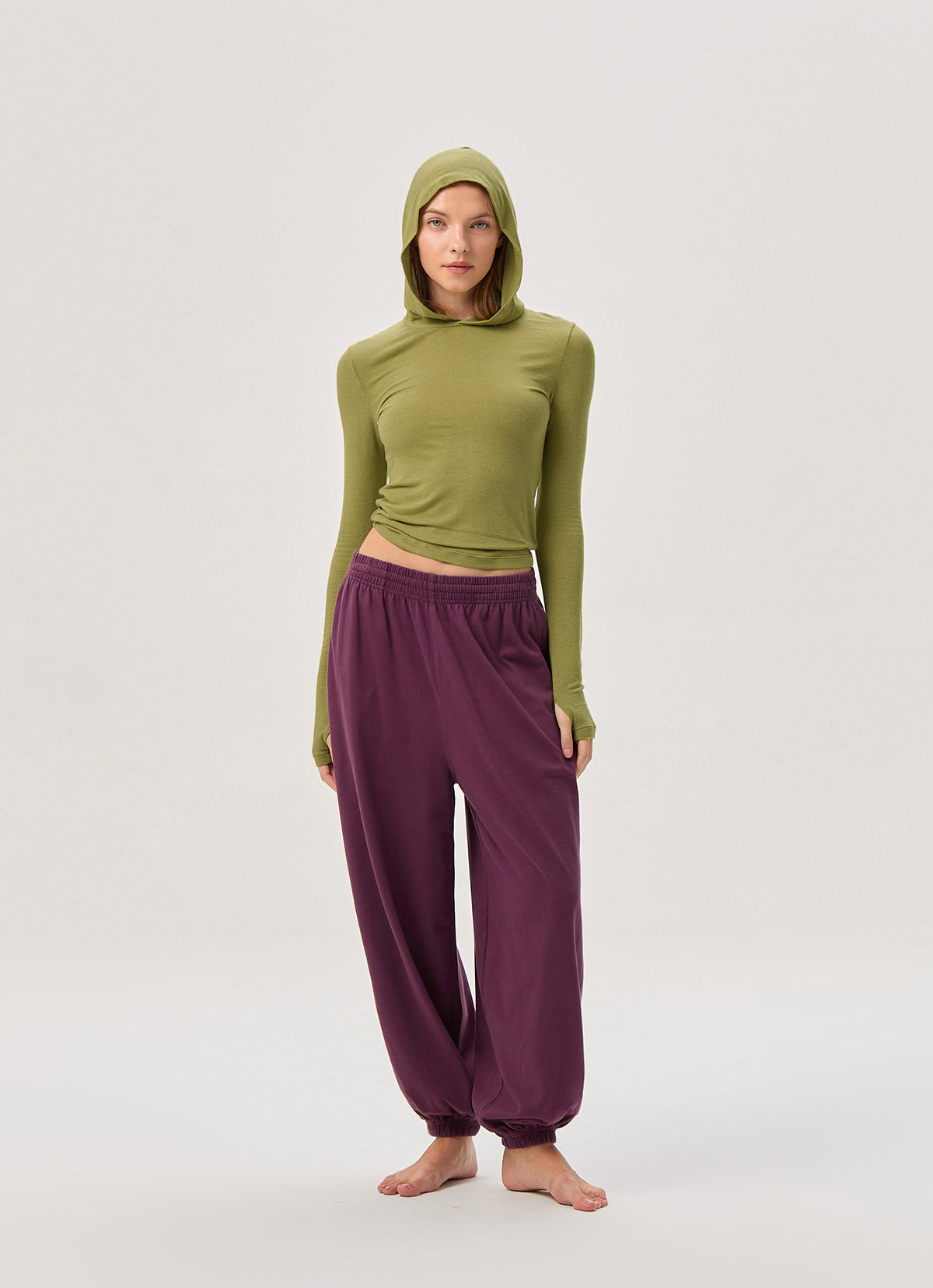 Soft hoodie #2_Split Pea