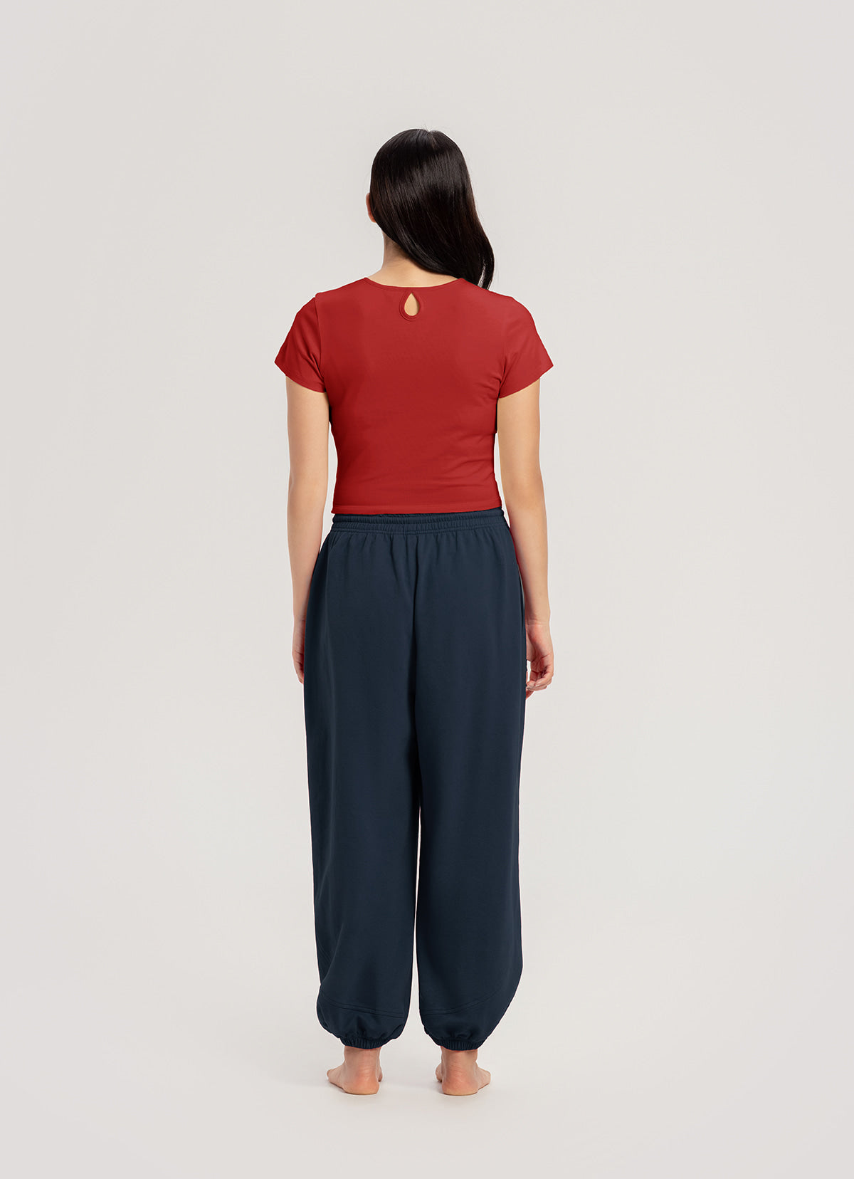Keyhole short sleeve (Single ver.)_Lava falls