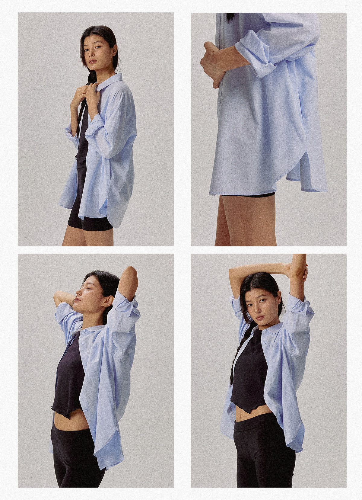 Easy pocket shirts_Light Blue