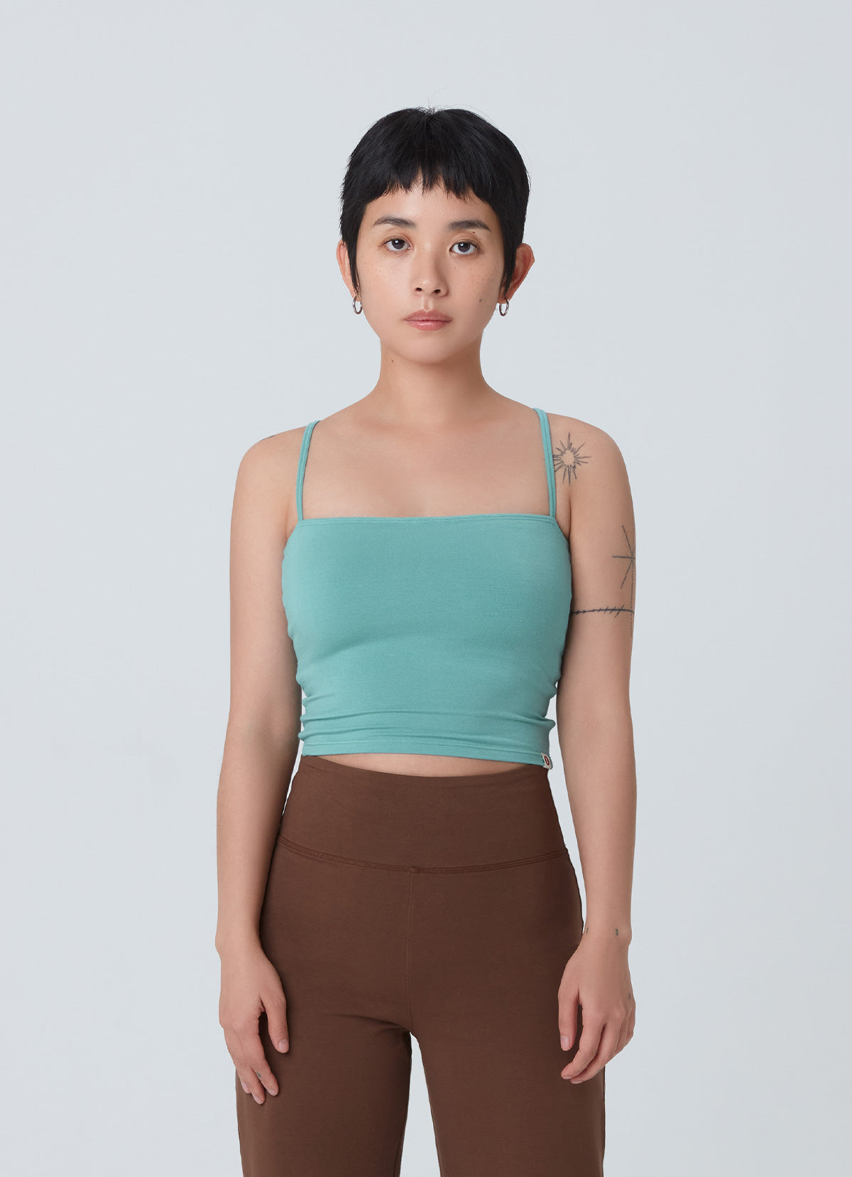 Double sided circle top_Dusty Turquoise