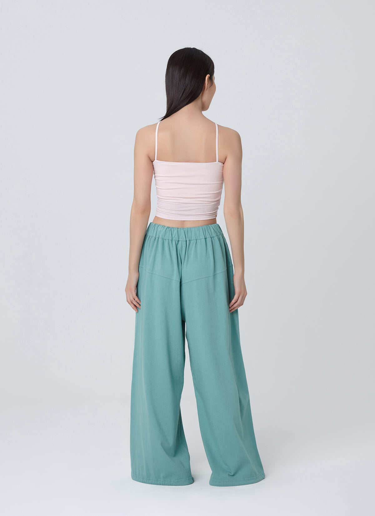 Horizon wide pants_Dusty Turquoise