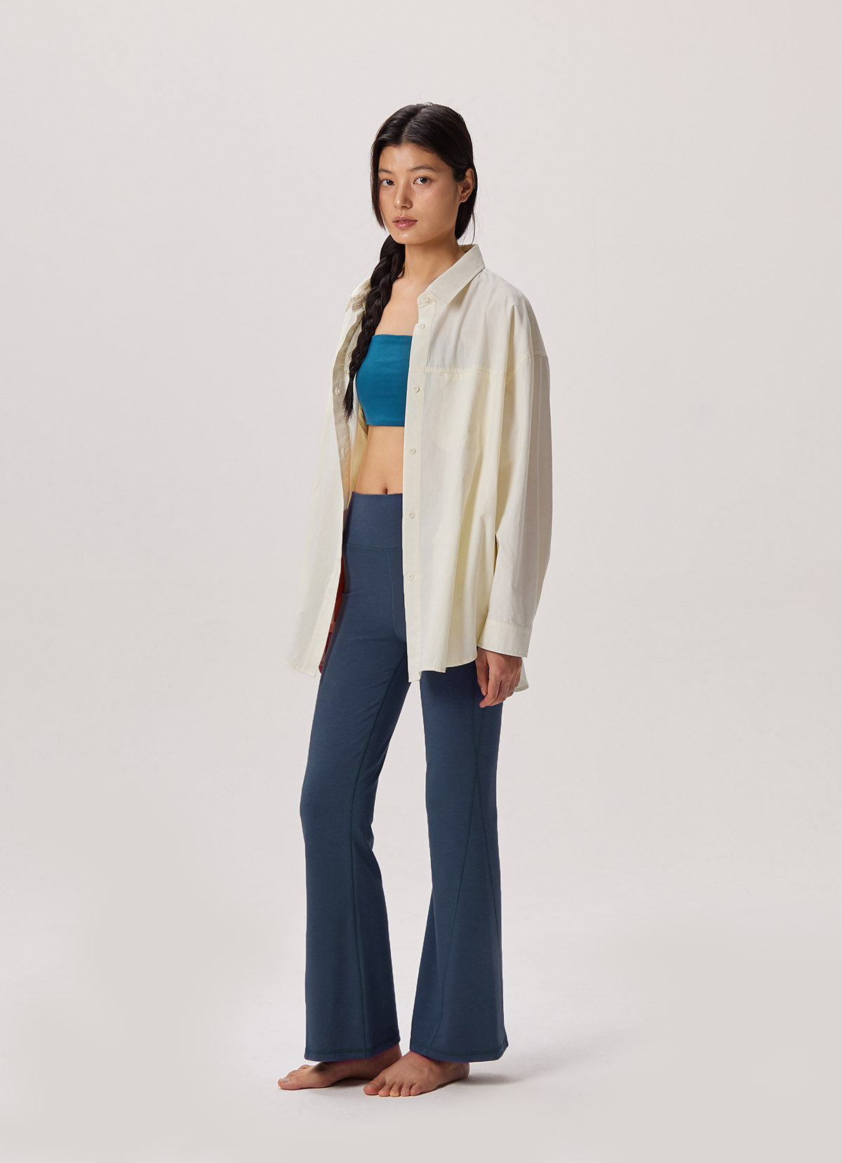 X Flare pants_Grisaille