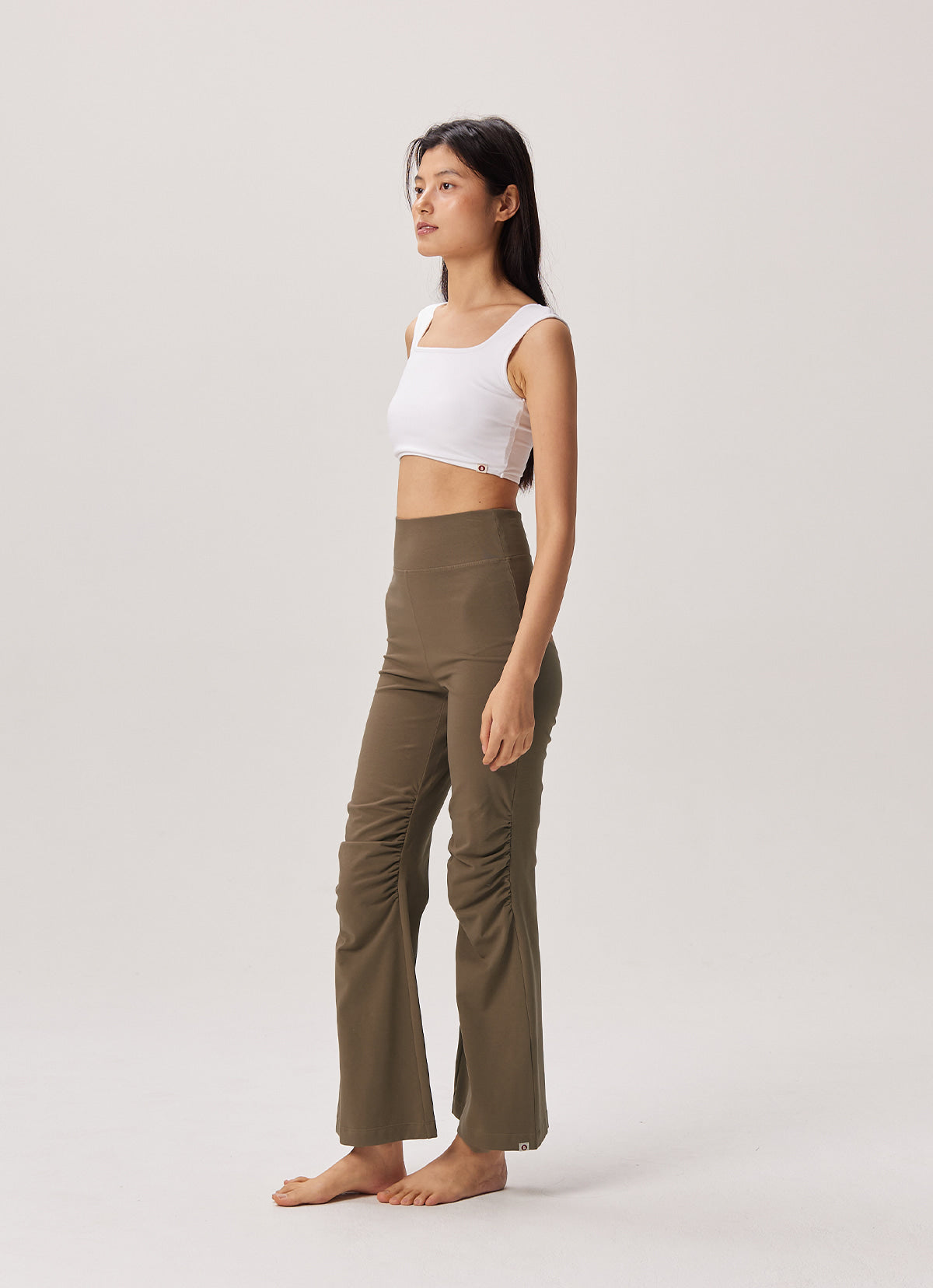 Square bra top_White