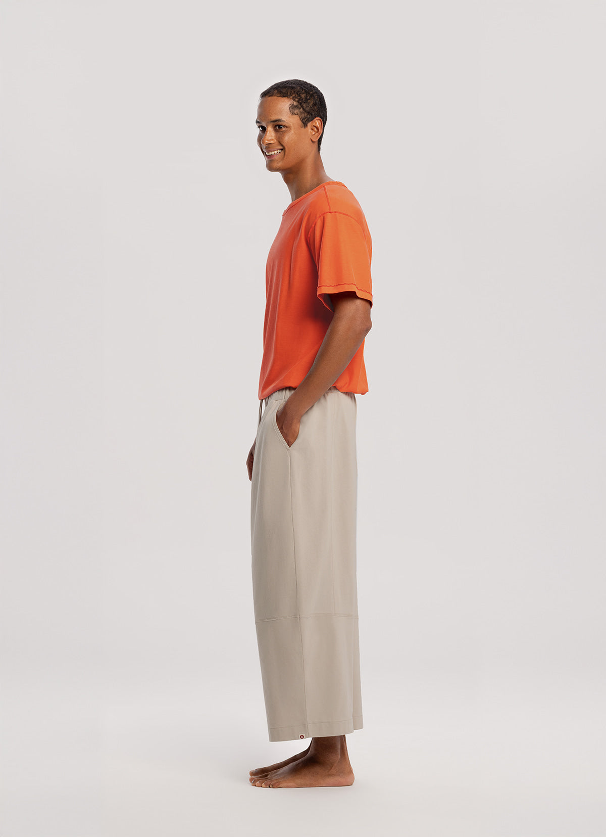 Wide panel pants (Unisex)_Peyote
