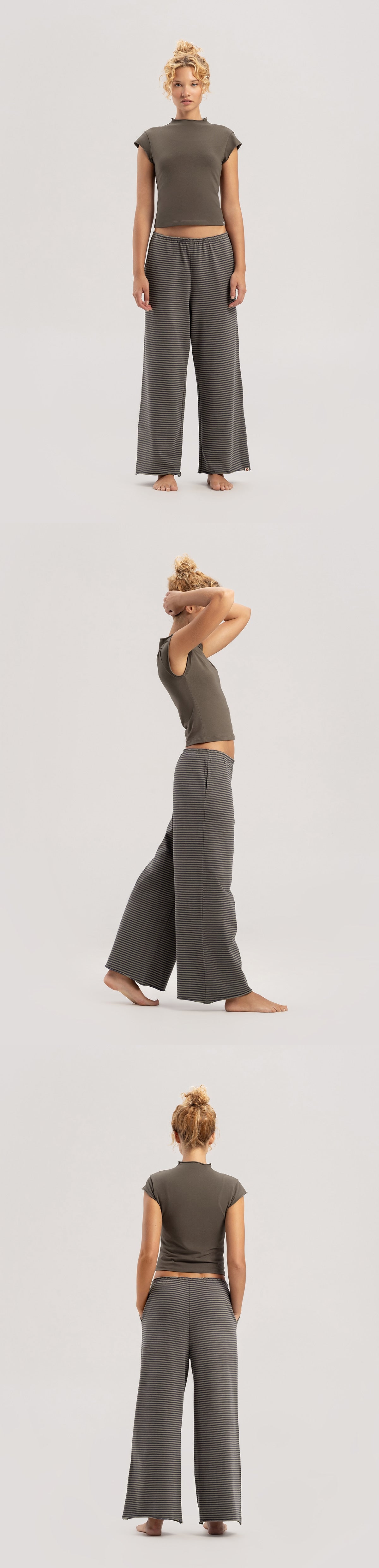 High neck cap sleeve_Chocolate Chip