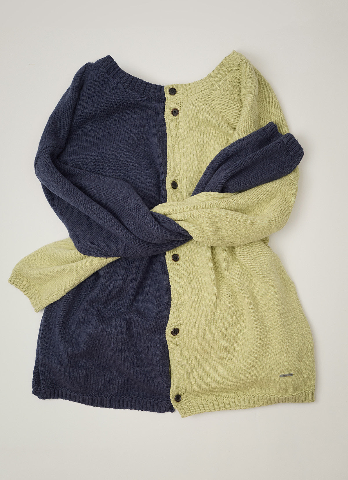 Round cardigan (Unisex)_Sea Storm