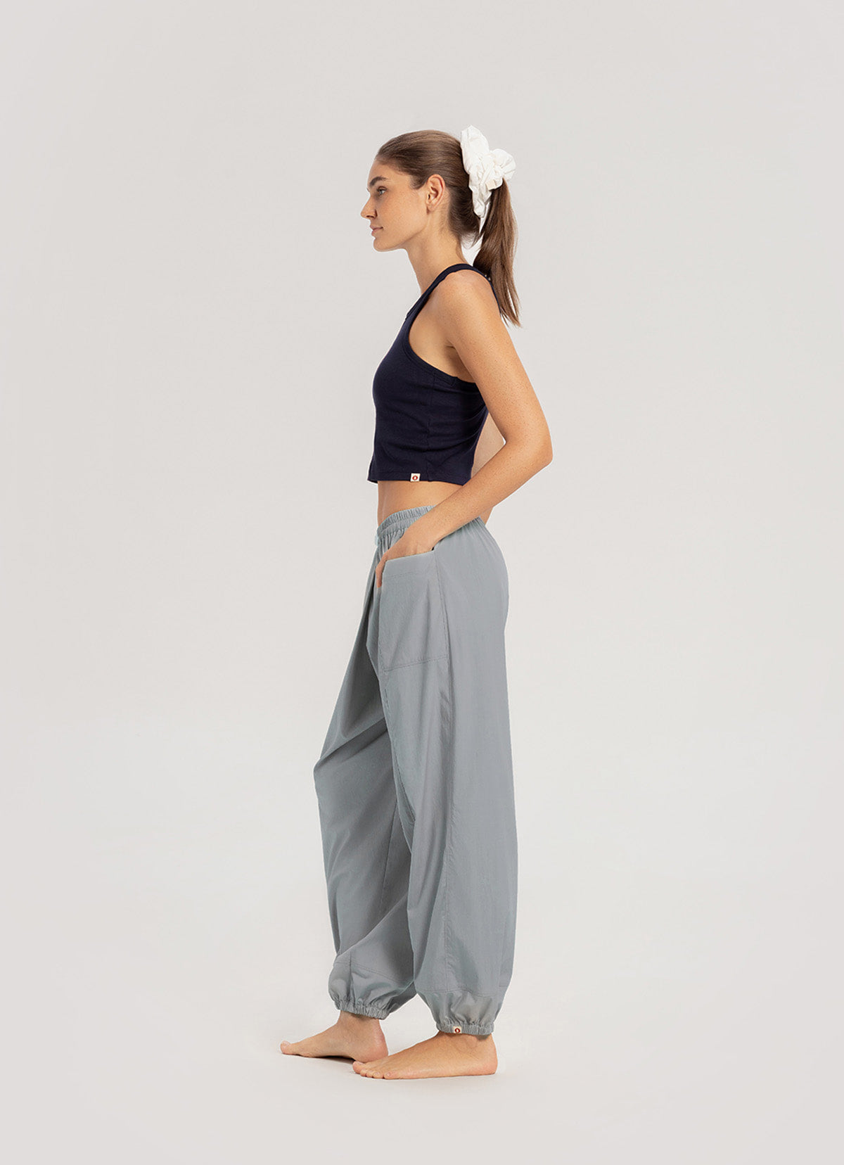 Wrap pocket pants (Nylon ver.) (Unisex)_Ether