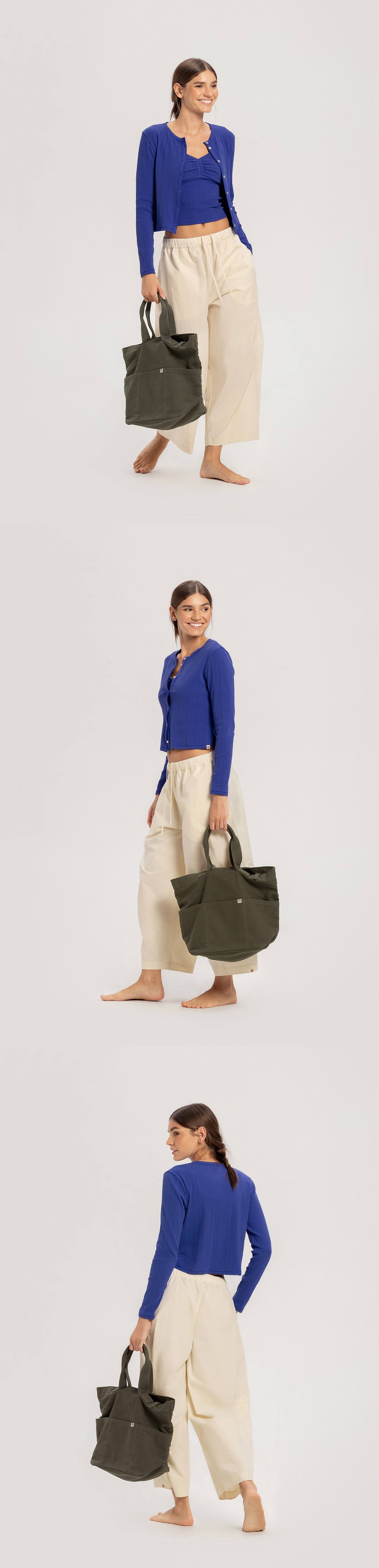 Pointelle cardigan_Bluing
