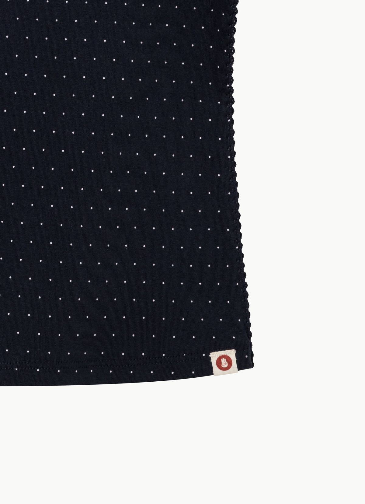 Essential scoop T_dotted_Navy Multi