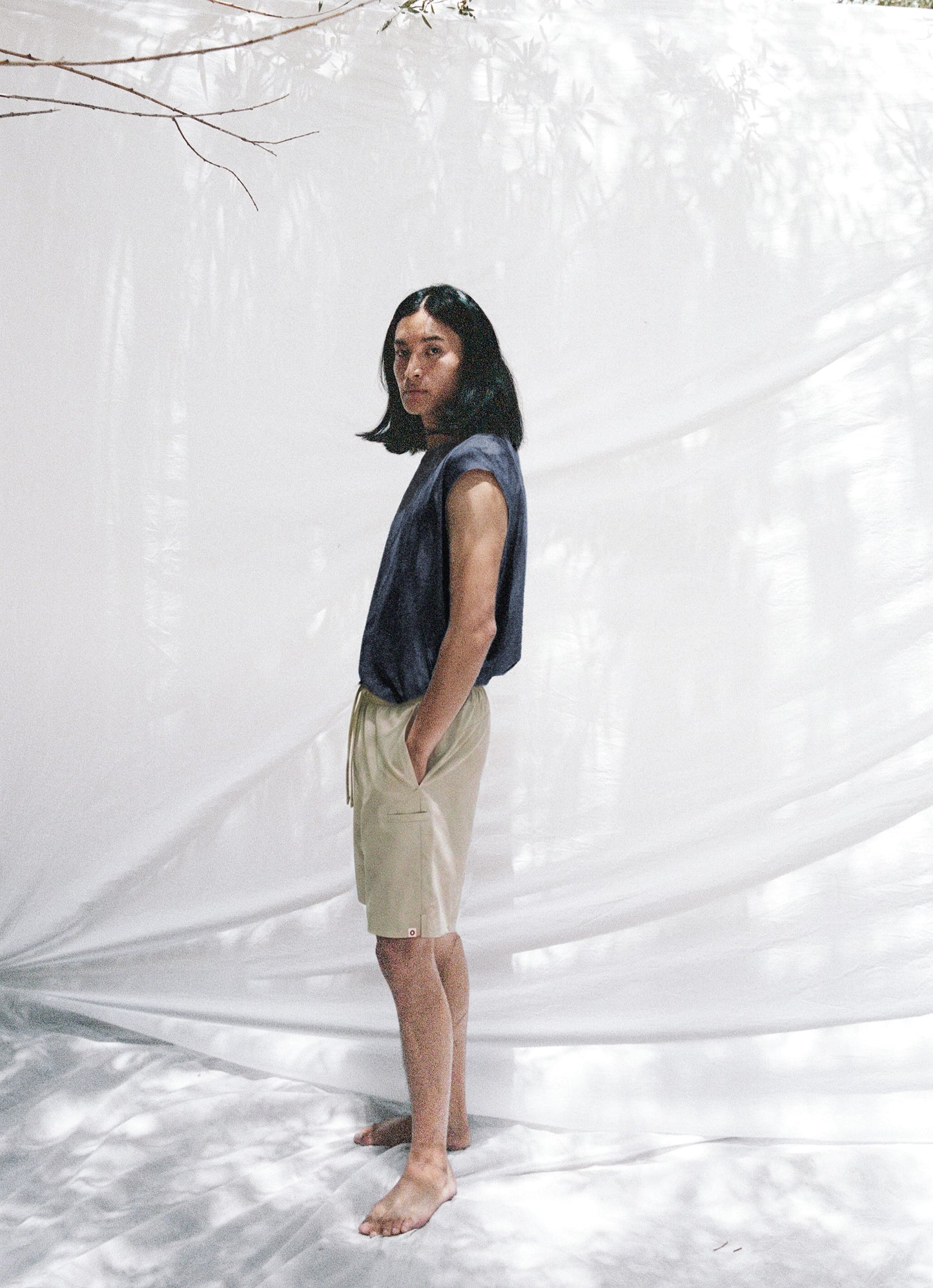 [Movement Line] Flow shorts (For Men)_Taupe