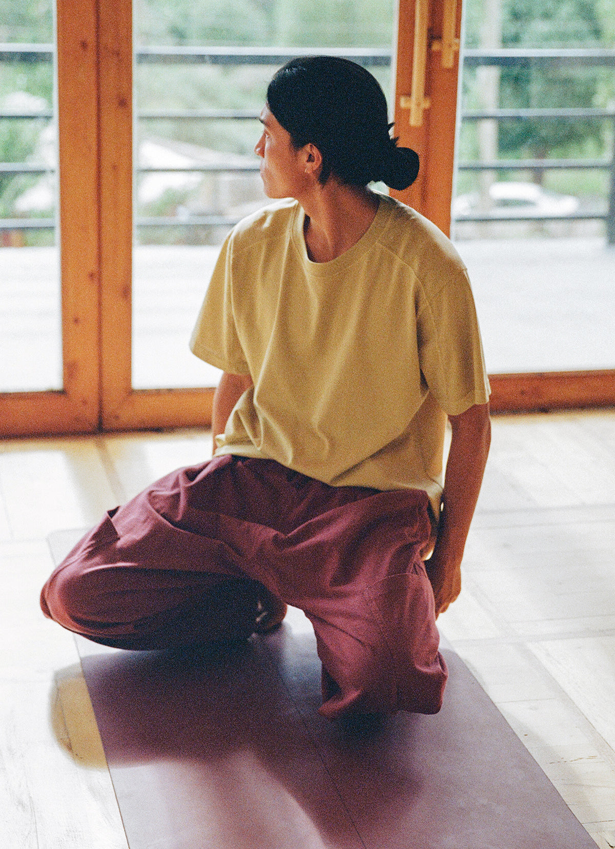 Keras short sleeve_dyed (For Men)_Leek Green