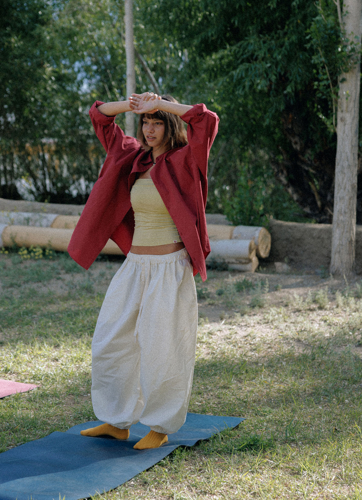 Pleats tube top (Rayon ver.)_Leek Green