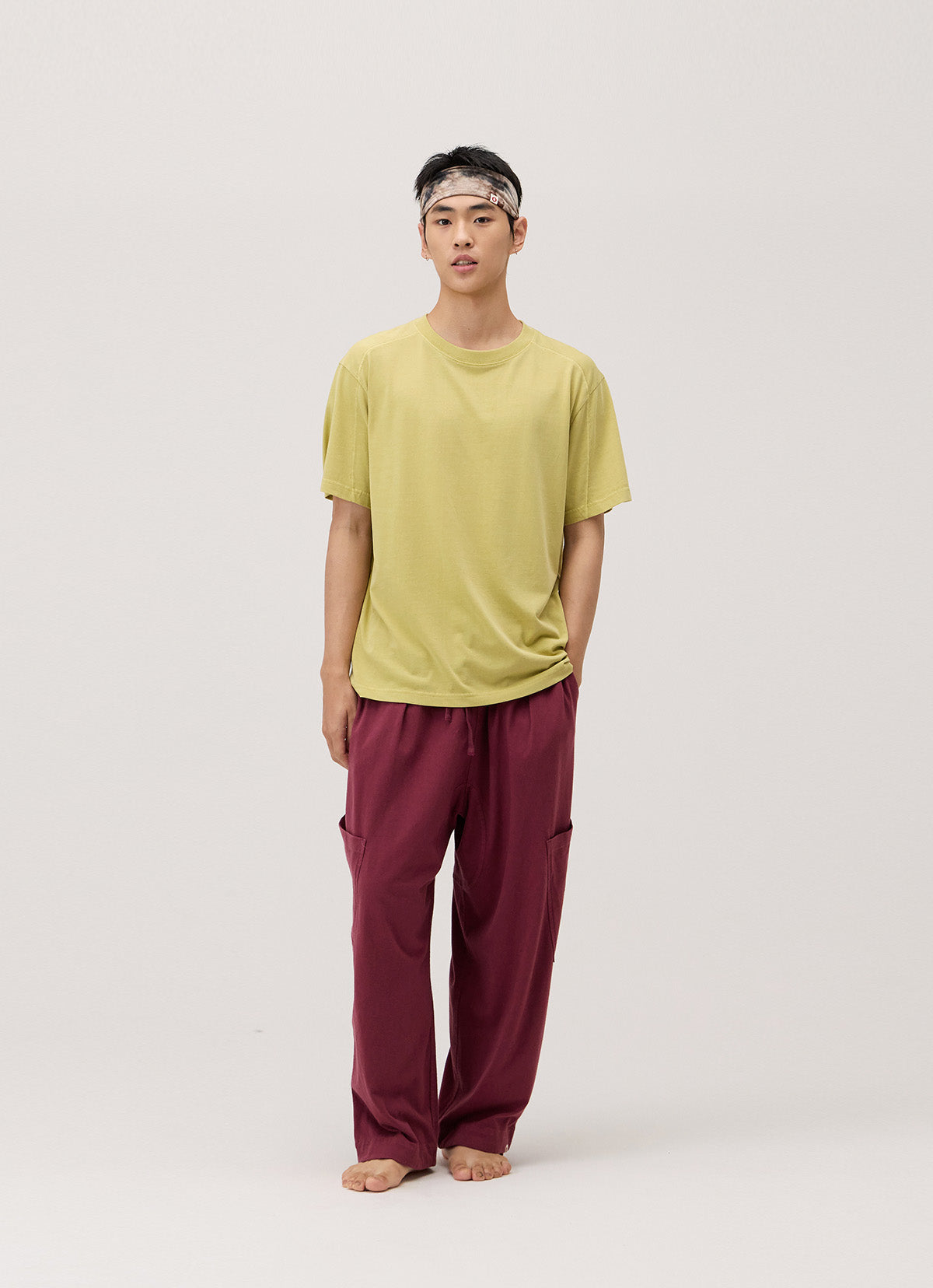 Keras short sleeve_dyed (For Men)_Leek Green