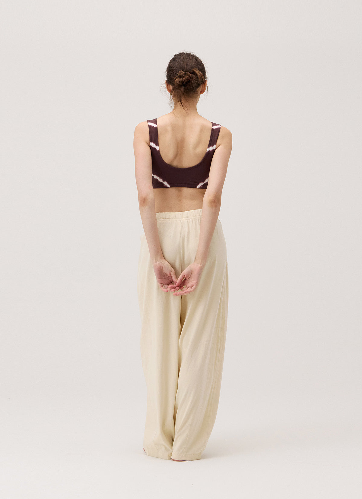 Wing bra top_dyed_Chocolate Plum
