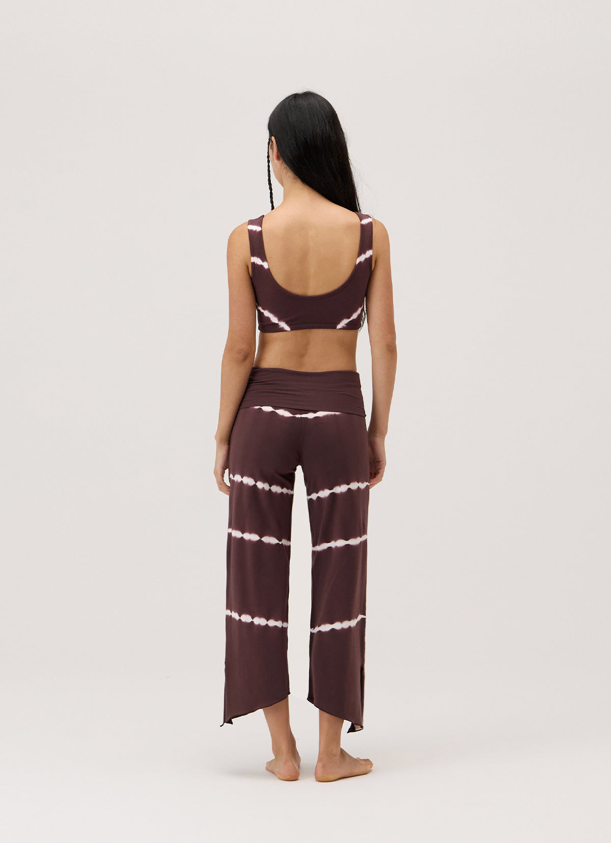 Wing bra top_dyed_Chocolate Plum