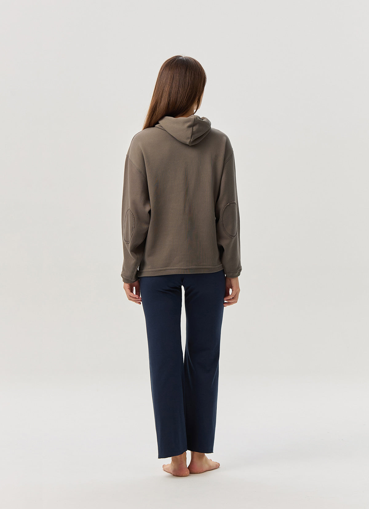 Cinch sweat hoodie (Unisex)_Morel
