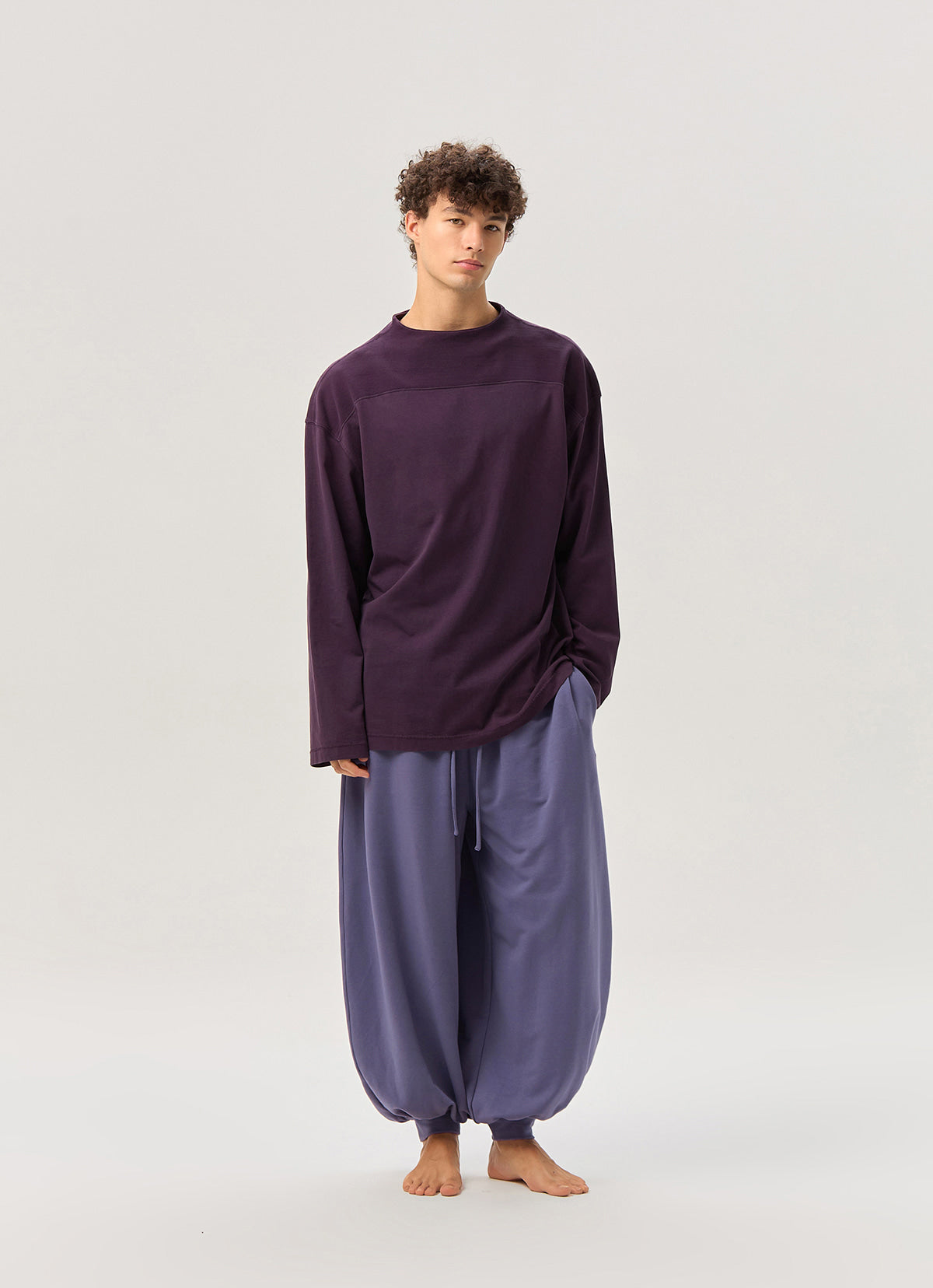 Simple volume jogger (Unisex)_Cadet