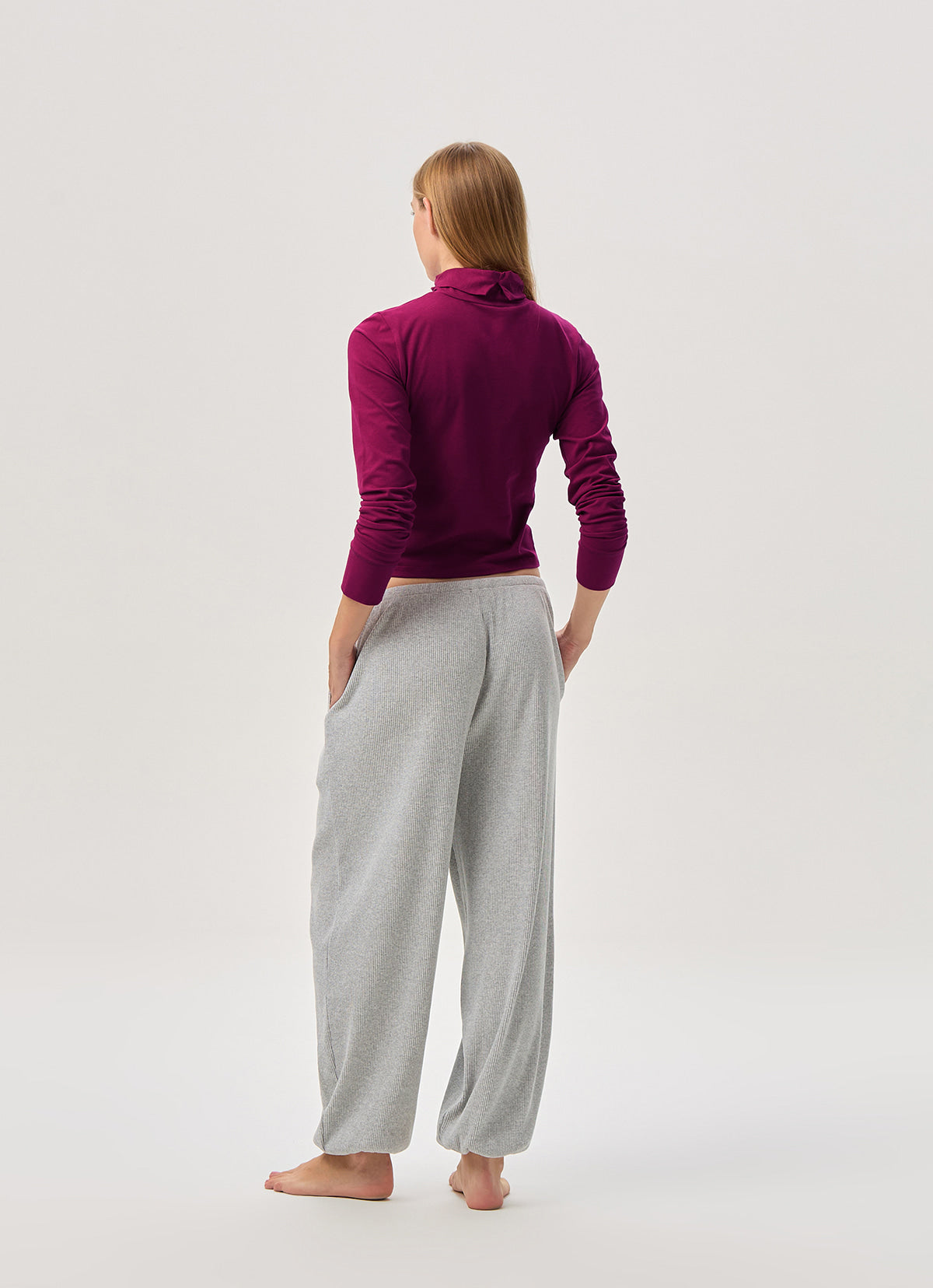 Turtle neck long sleeve_Raspberry Radiance