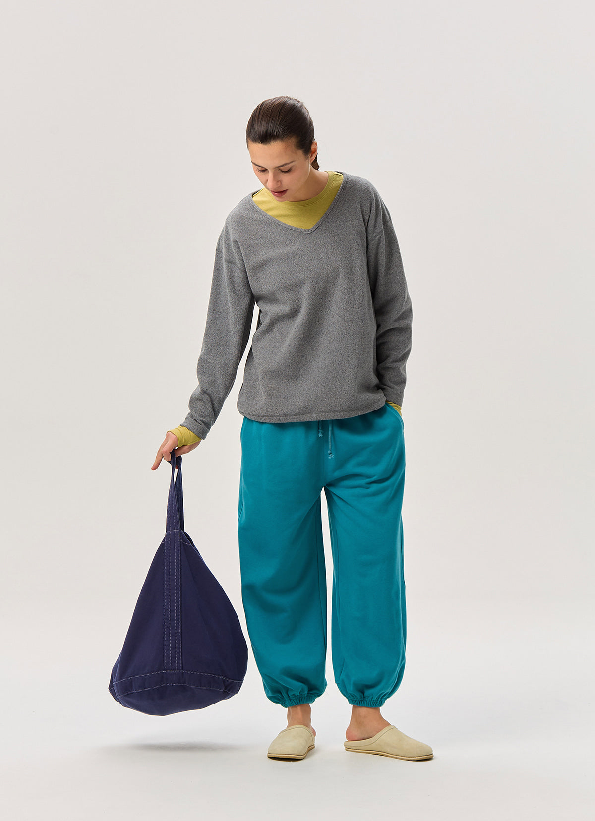 Fleece pullover_Black Multi