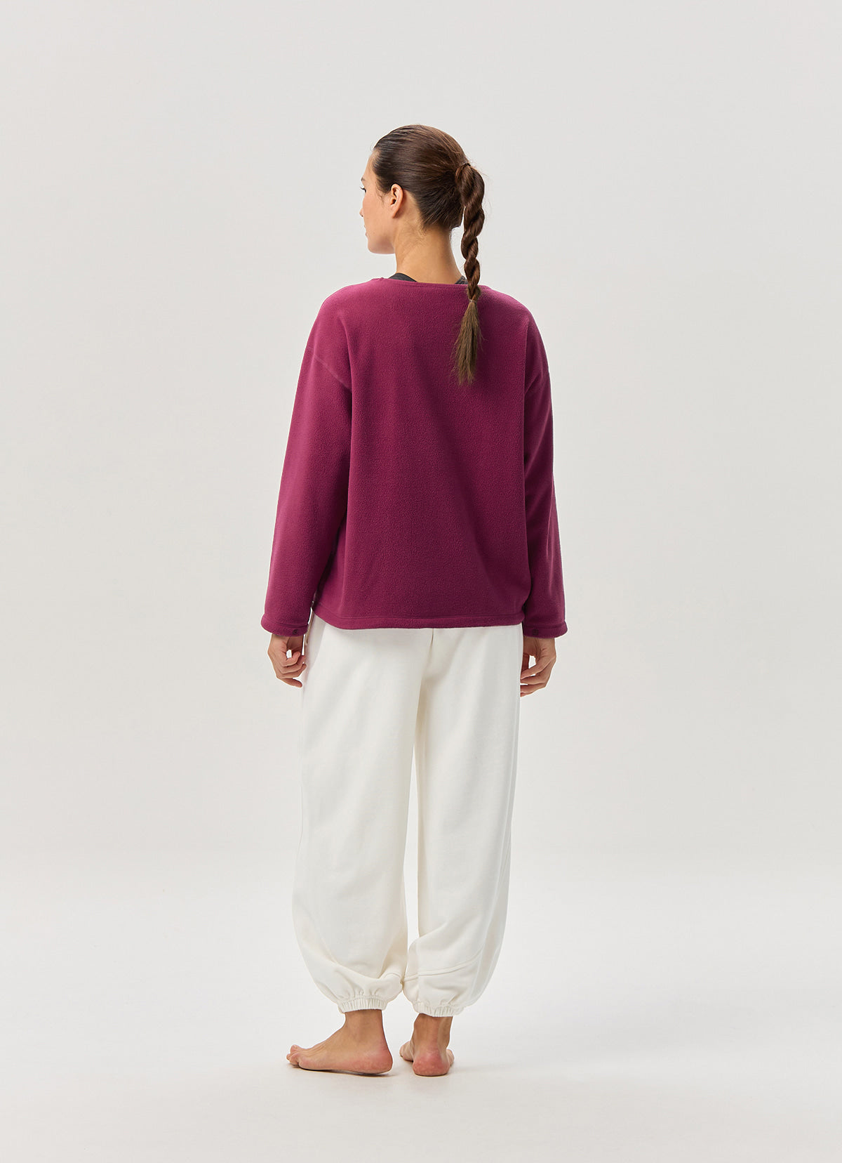 Fleece pullover_Raspberry Radiance