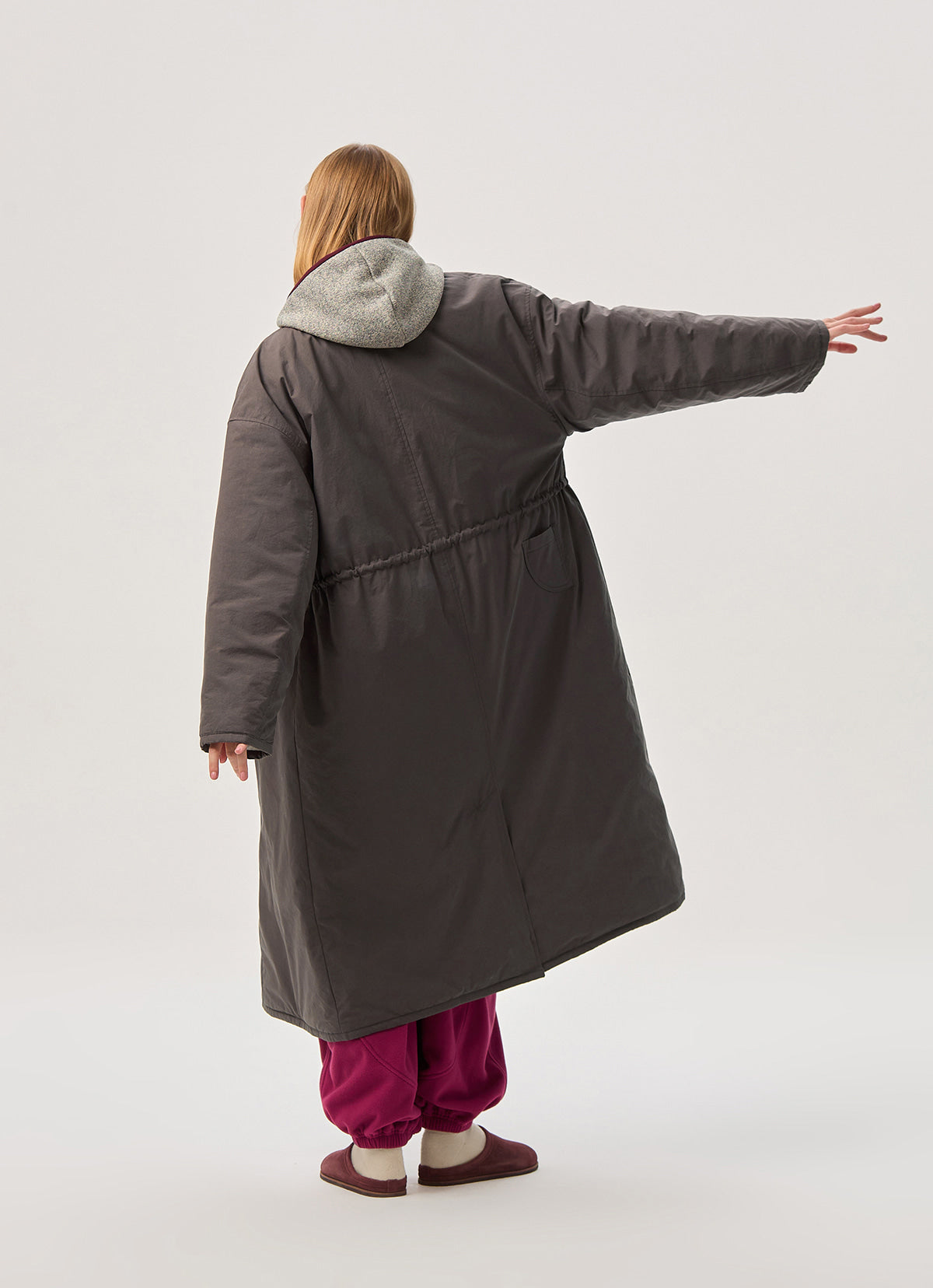 Varuna padded coat_Brown